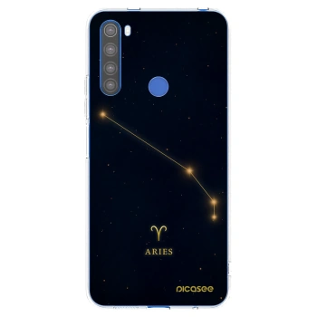 Picasee átlátszó szilikon tok az alábbi mobiltelefonokra Xiaomi Redmi Note 8T - ARIES