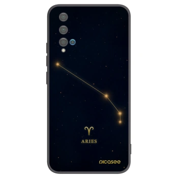 Picasee fekete szilikon tok az alábbi mobiltelefonokra Huawei Nova 5T - ARIES