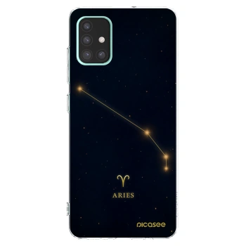 Picasee átlátszó szilikon tok az alábbi mobiltelefonokra Samsung Galaxy A51 A515F - ARIES