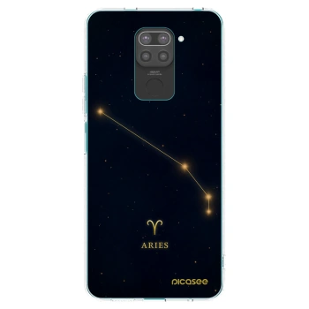 Picasee fekete szilikon tok az alábbi mobiltelefonokra Xiaomi Redmi Note 9 - ARIES