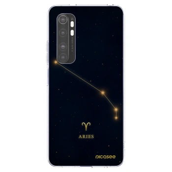 Picasee átlátszó szilikon tok az alábbi mobiltelefonokra Xiaomi Mi Note 10 Lite - ARIES