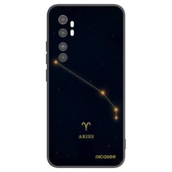 Picasee fekete szilikon tok az alábbi mobiltelefonokra Xiaomi Mi Note 10 Lite - ARIES