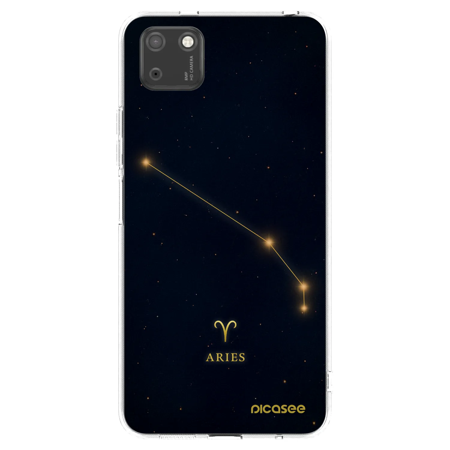 Picasee átlátszó szilikon tok az alábbi mobiltelefonokra Huawei Y5P - ARIES