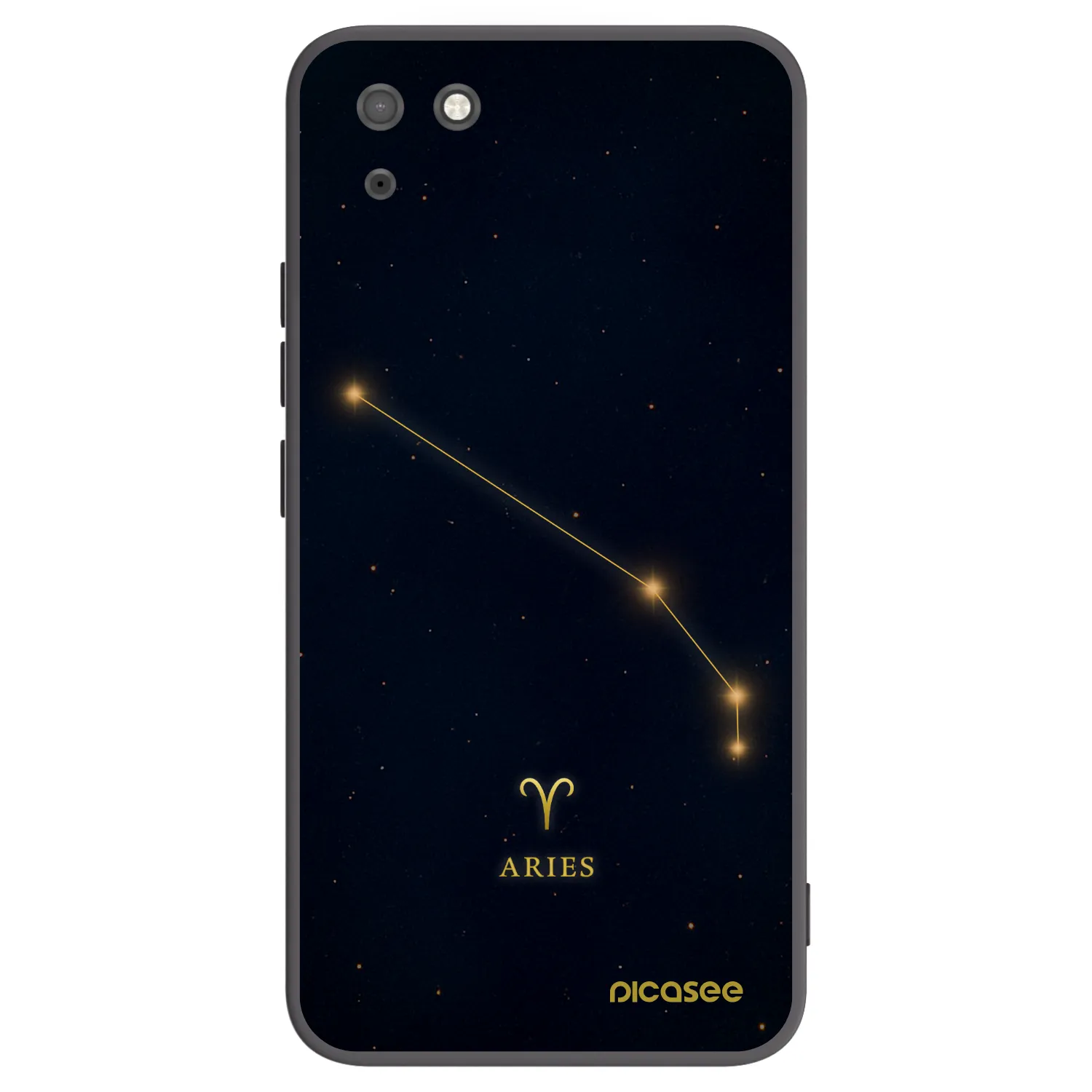 Picasee fekete szilikon tok az alábbi mobiltelefonokra Huawei Y5P - ARIES