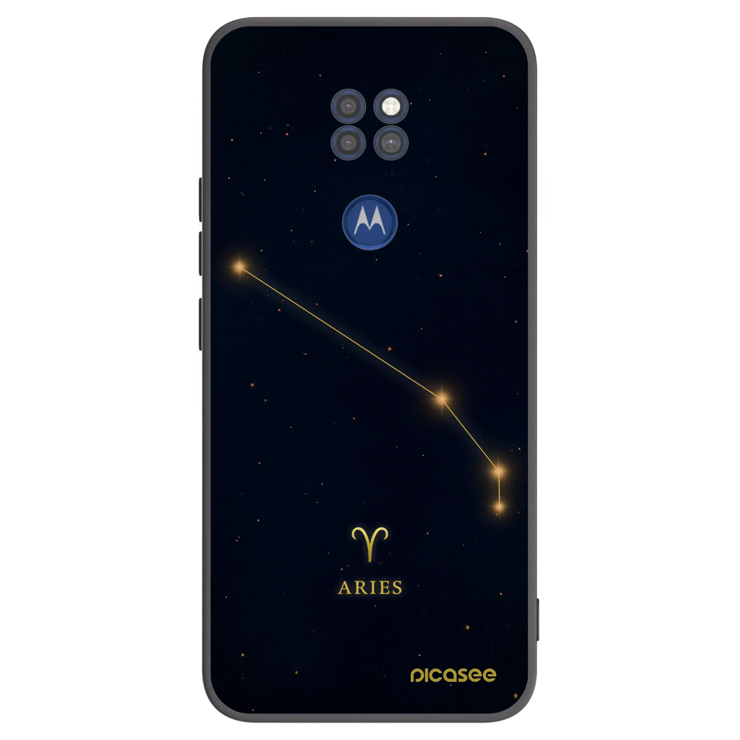 Picasee fekete szilikon tok az alábbi mobiltelefonokra Motorola Moto G9 Play - ARIES