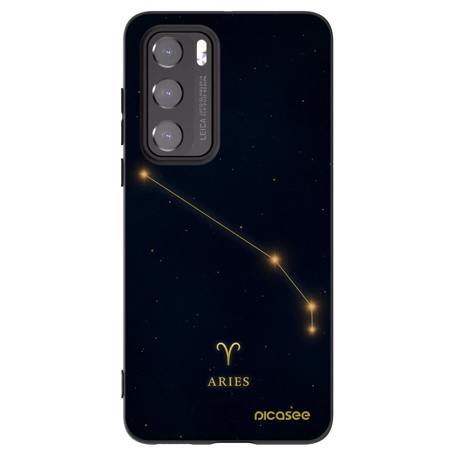 Picasee fekete szilikon tok az alábbi mobiltelefonokra Huawei P40 - ARIES