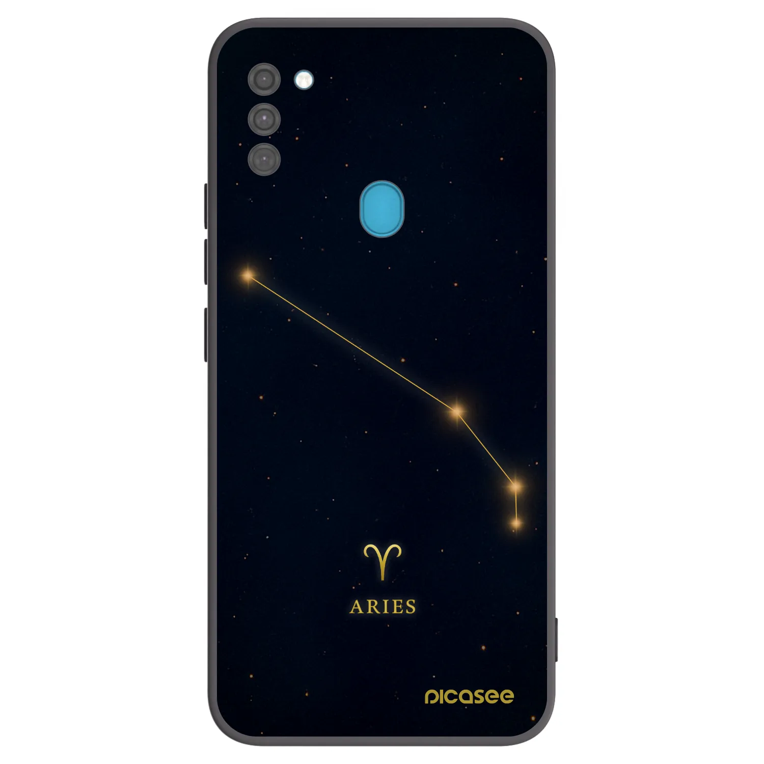 Picasee fekete szilikon tok az alábbi mobiltelefonokra Samsung Galaxy M11 - ARIES