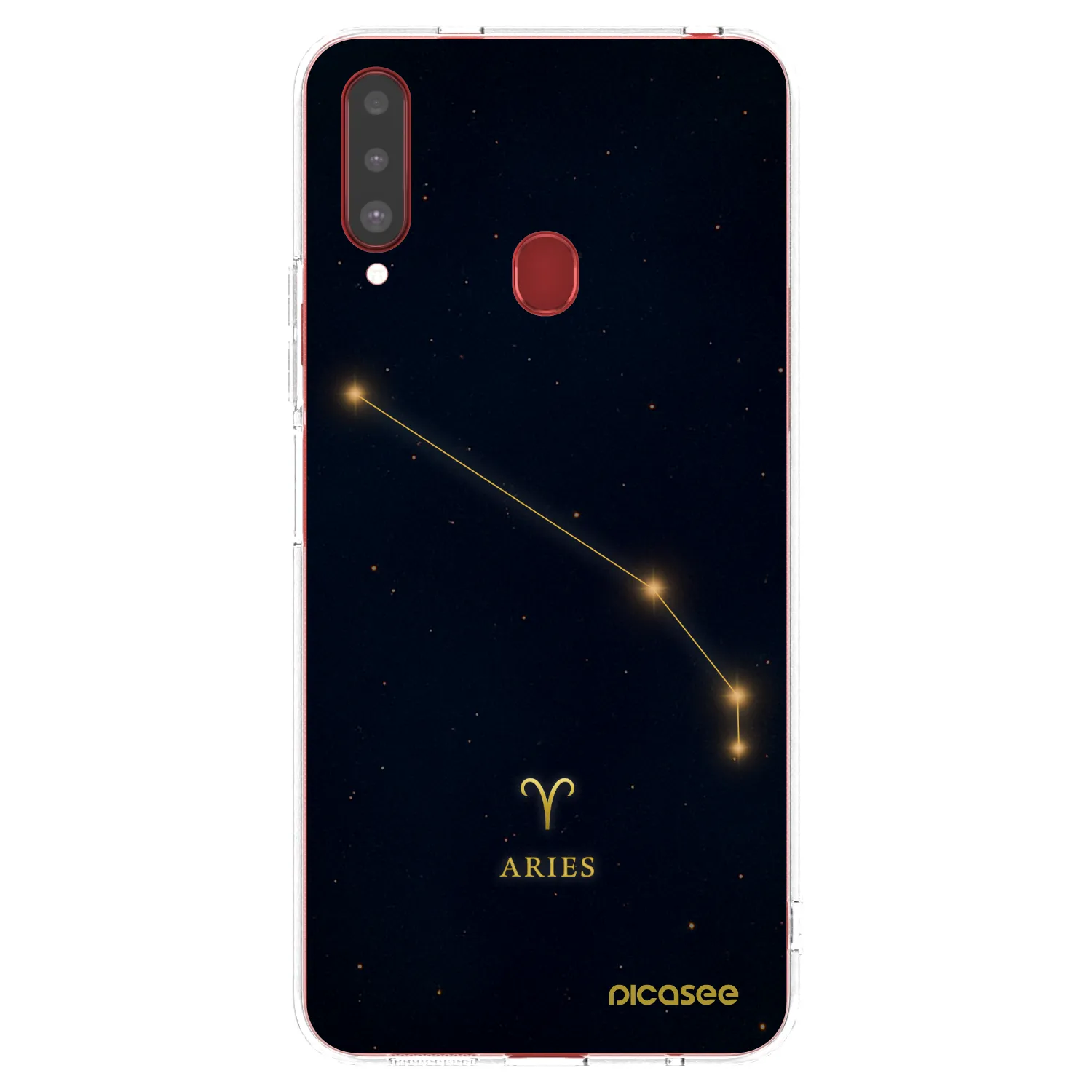Picasee átlátszó szilikon tok az alábbi mobiltelefonokra Samsung Galaxy A20s - ARIES