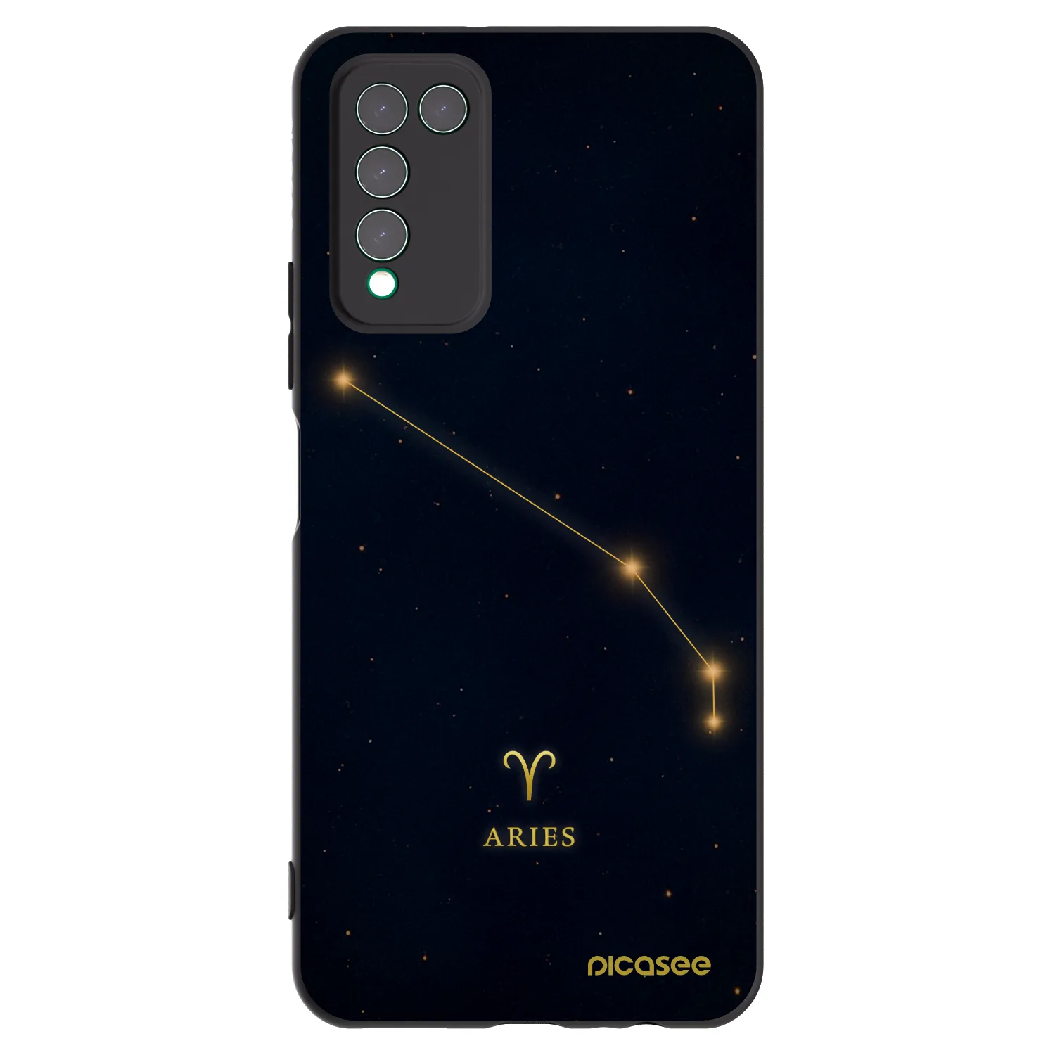 Picasee fekete szilikon tok az alábbi mobiltelefonokra Honor 10X Lite - ARIES