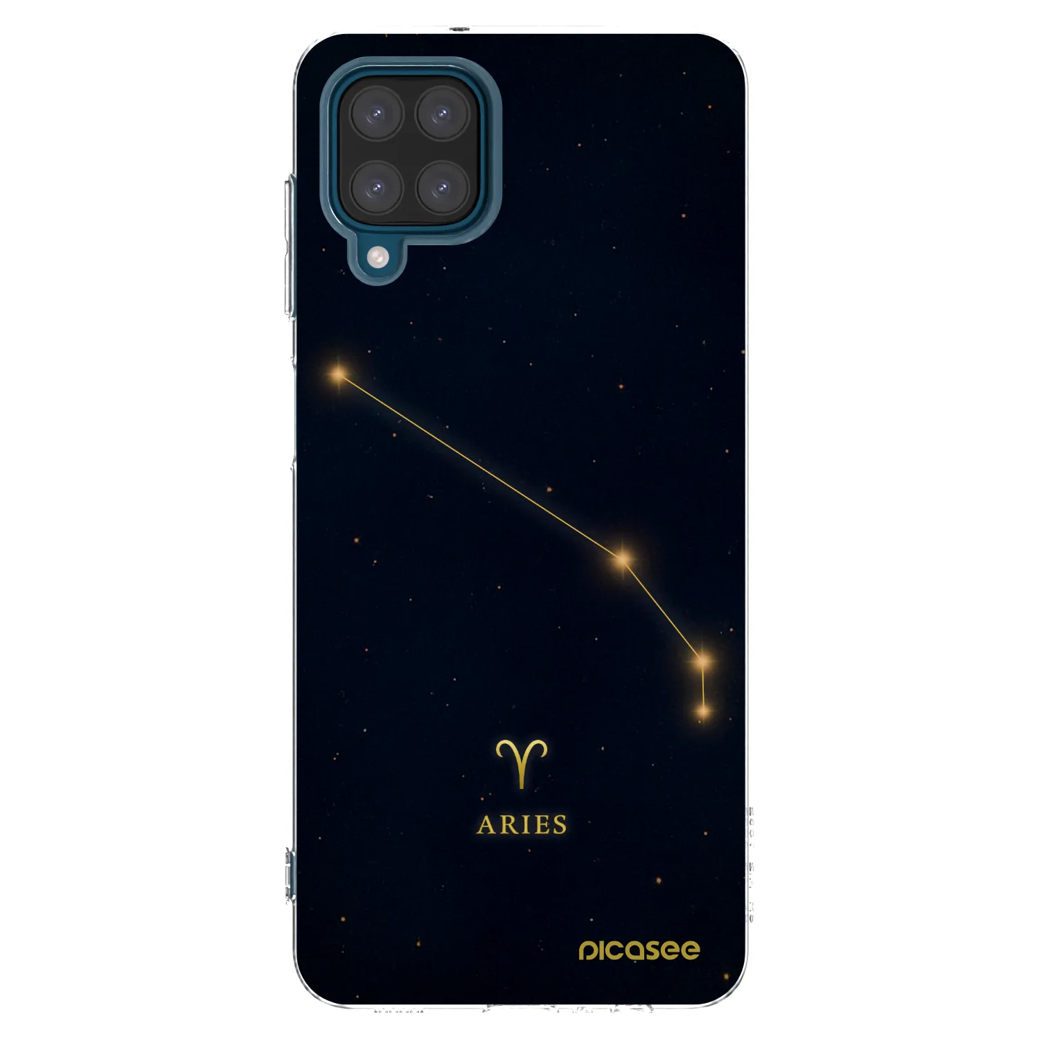 Picasee átlátszó szilikon tok az alábbi mobiltelefonokra Samsung Galaxy A12 A125F - ARIES