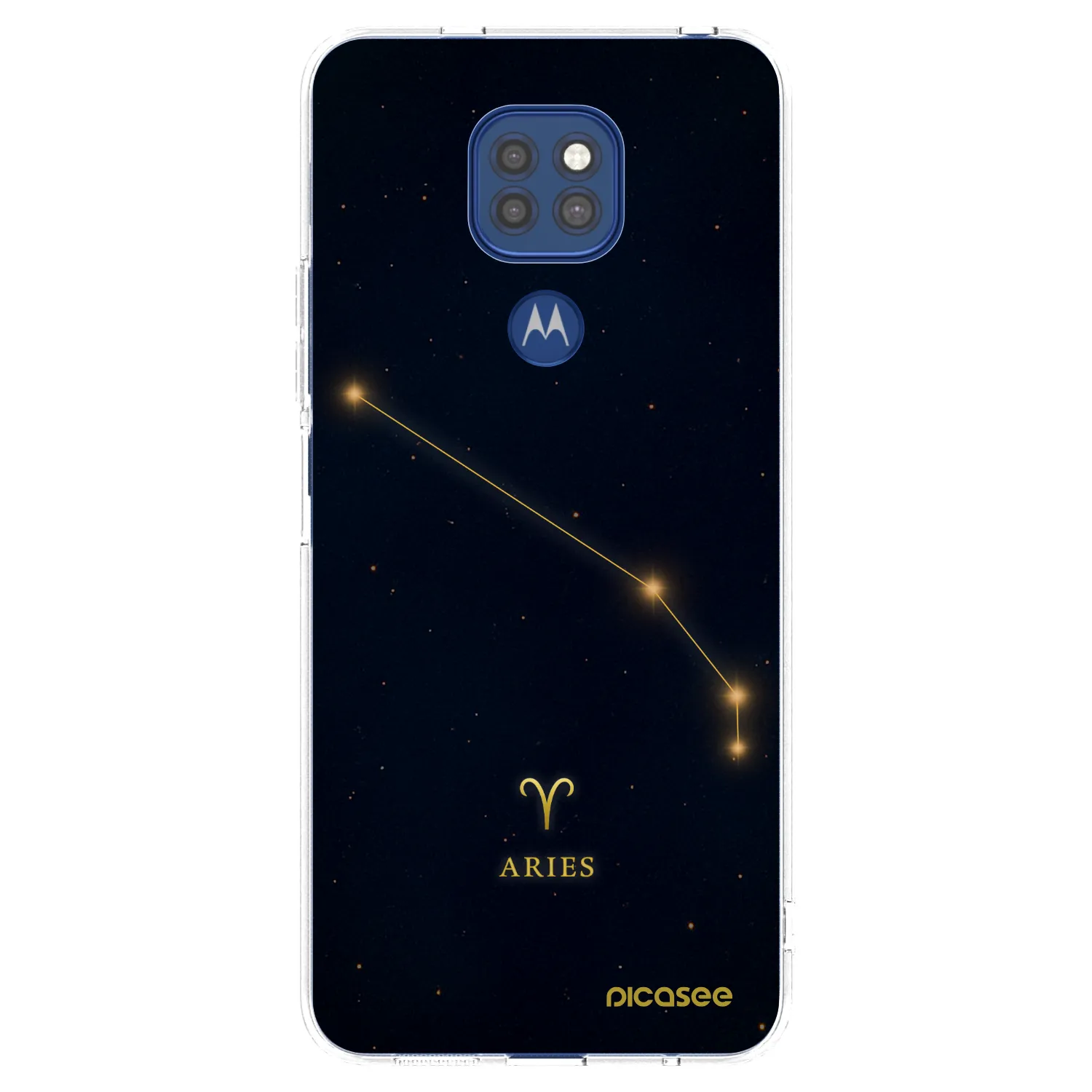Picasee átlátszó szilikon tok az alábbi mobiltelefonokra Motorola Moto G9 Play - ARIES