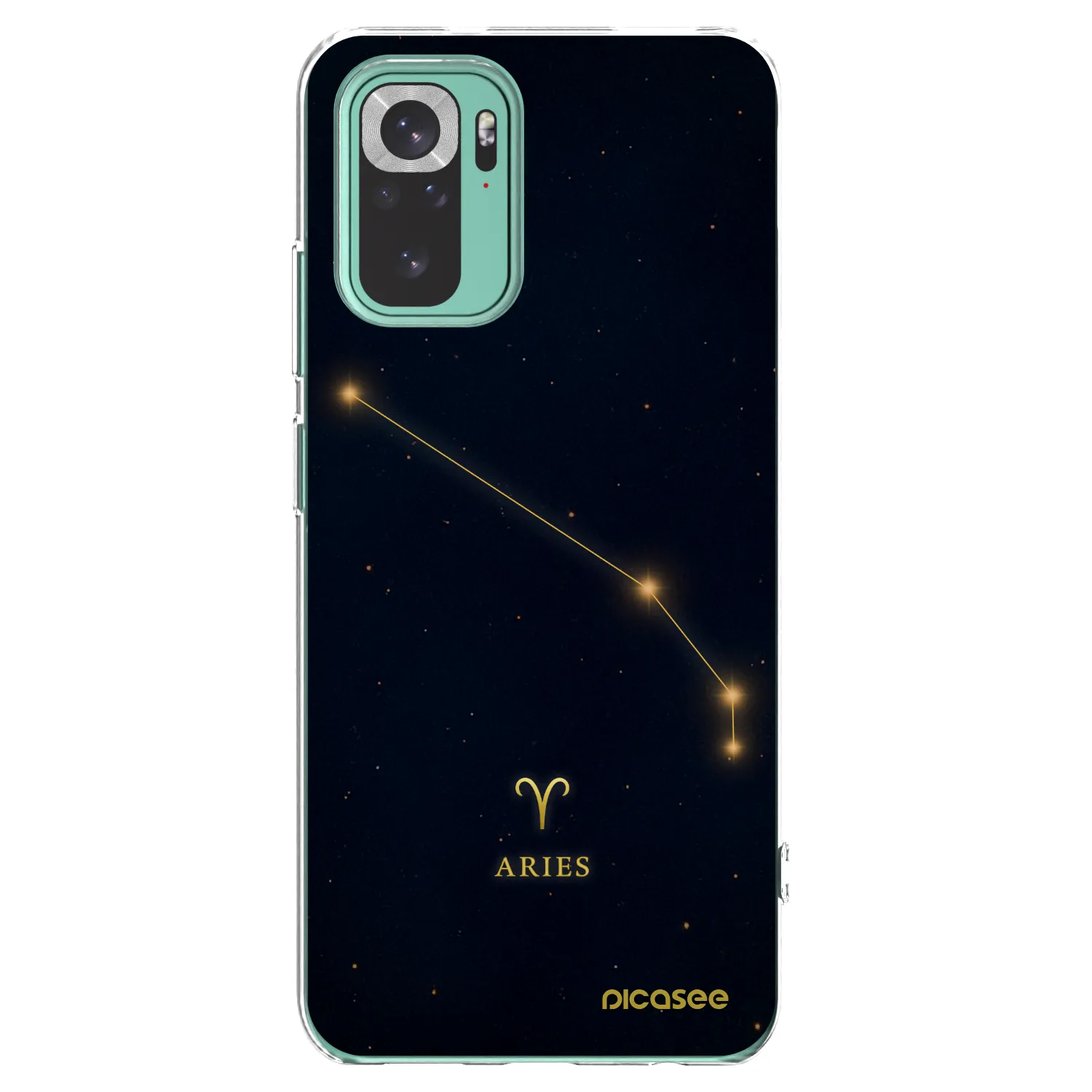 Picasee átlátszó szilikon tok az alábbi mobiltelefonokra Xiaomi Redmi Note 10 Pro - ARIES