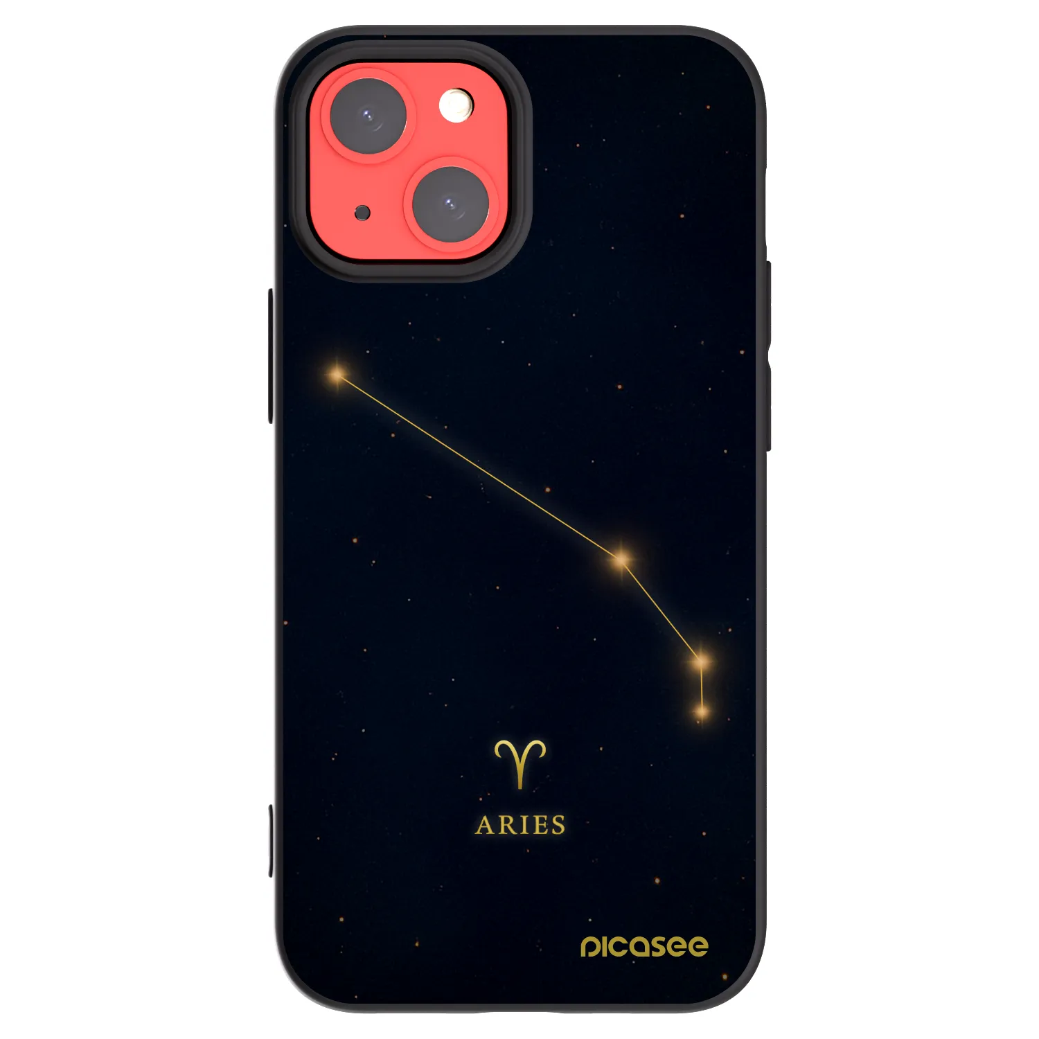 Picasee fekete szilikon tok az alábbi mobiltelefonokra Apple iPhone 13 mini - ARIES