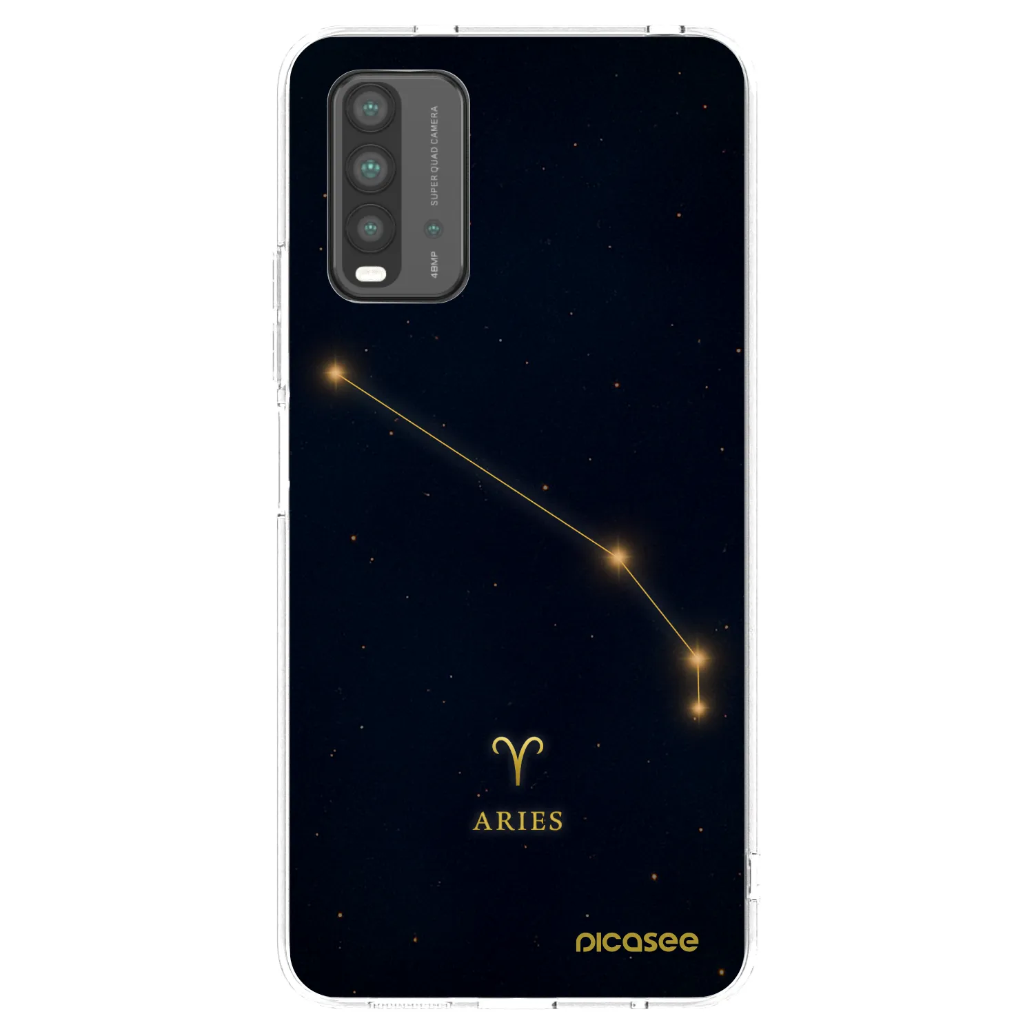 Picasee átlátszó szilikon tok az alábbi mobiltelefonokra Xiaomi Redmi 9T - ARIES