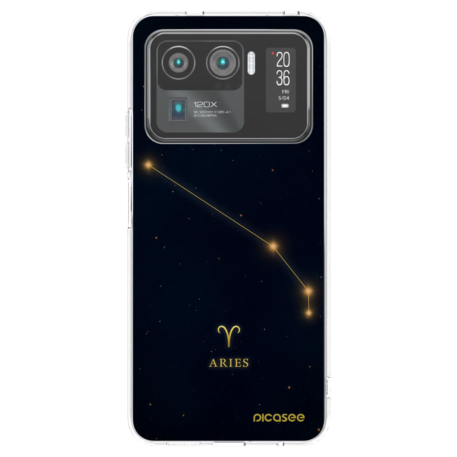 Picasee átlátszó szilikon tok az alábbi mobiltelefonokra Xiaomi Mi 11 Ultra - ARIES