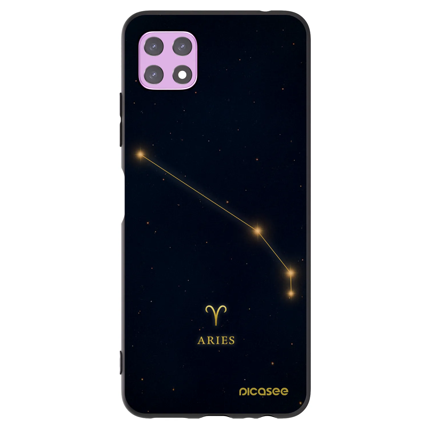 Picasee fekete szilikon tok az alábbi mobiltelefonokra Samsung Galaxy A22 A226B 5G - ARIES