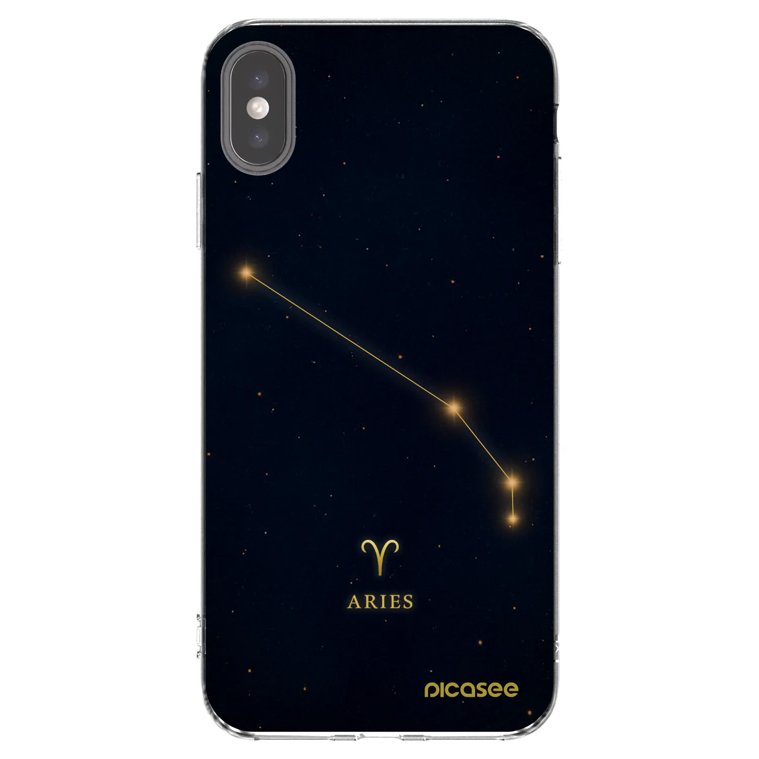 Picasee átlátszó szilikon tok az alábbi mobiltelefonokra Apple iPhone XS Max - ARIES
