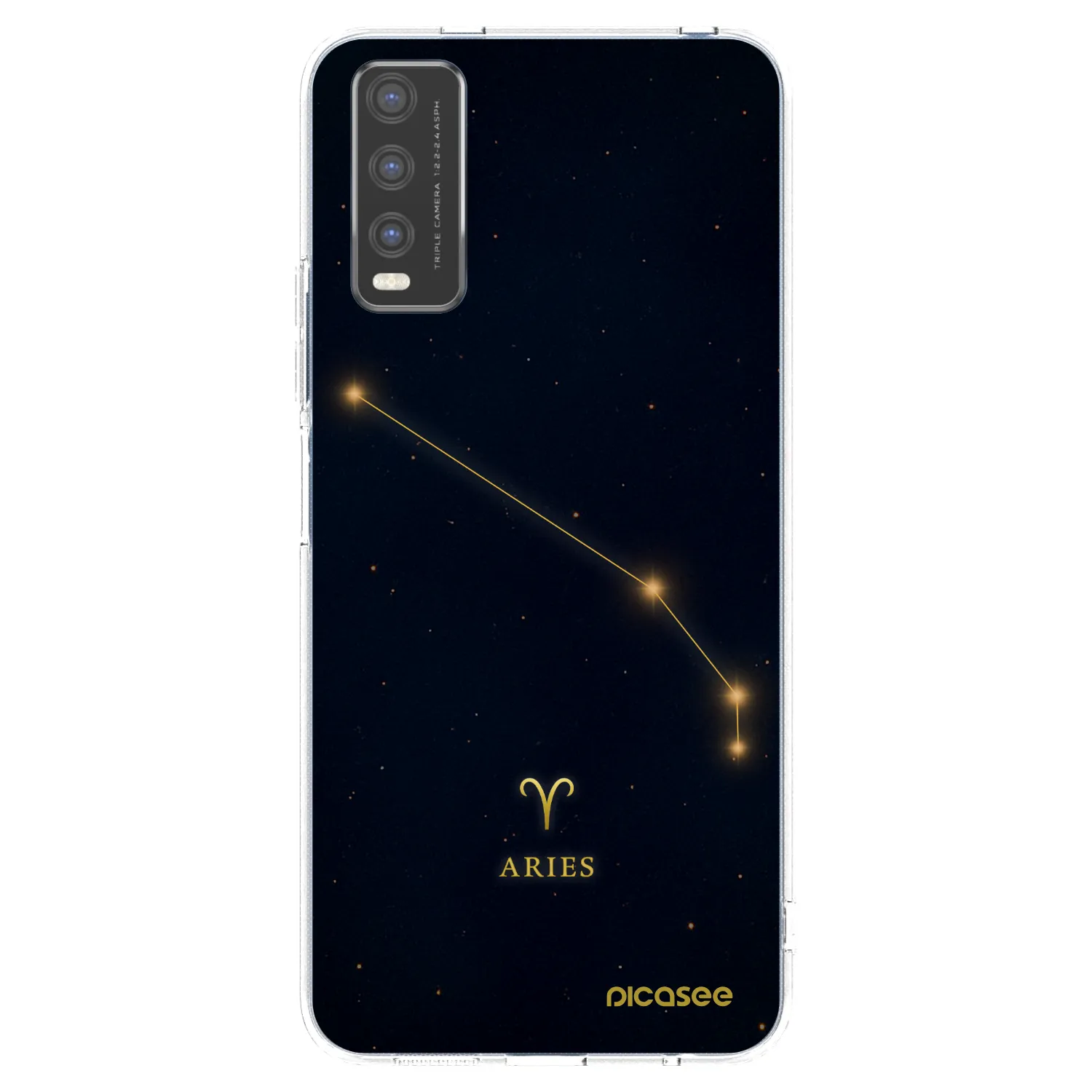 Picasee átlátszó szilikon tok az alábbi mobiltelefonokra Vivo Y20s - ARIES