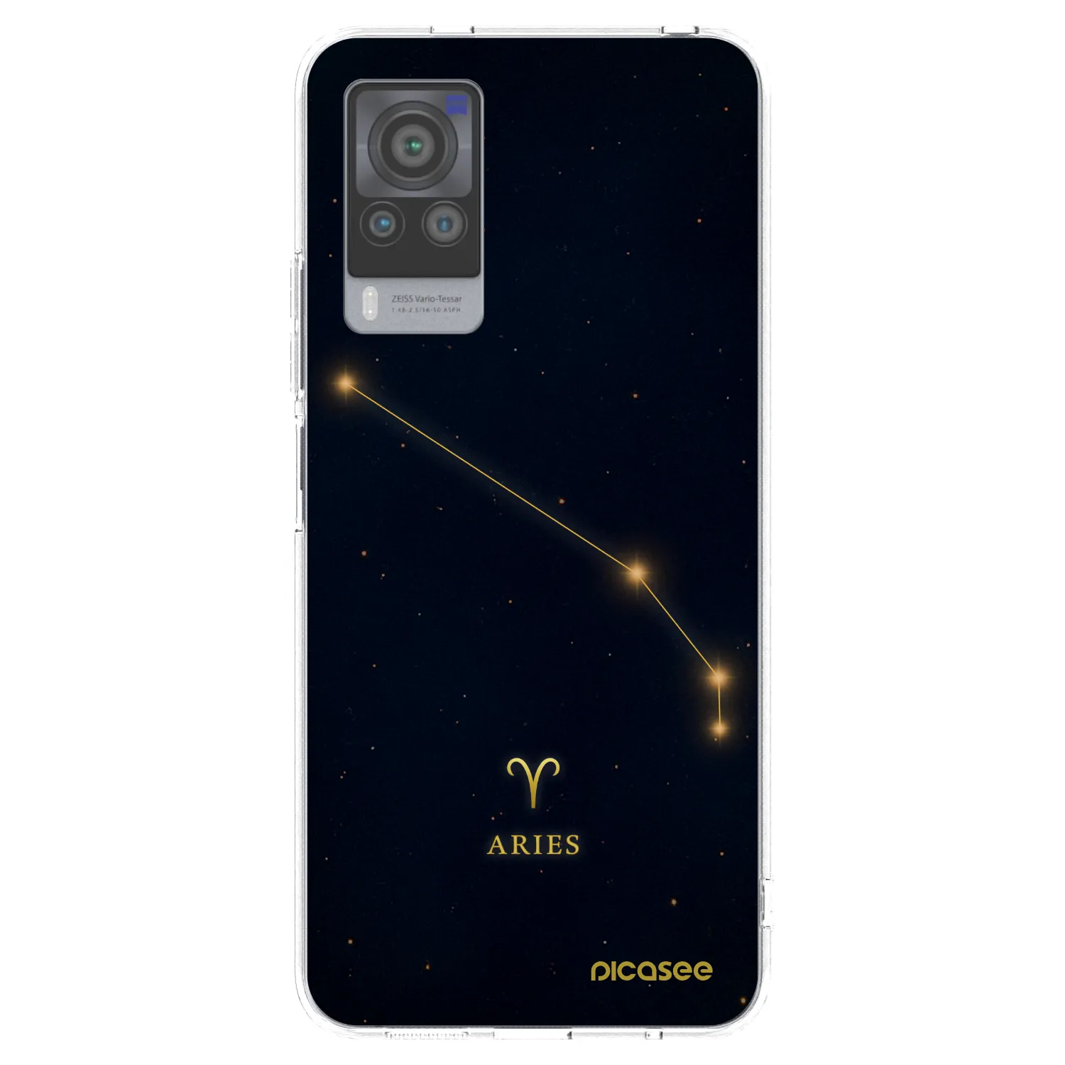 Picasee átlátszó szilikon tok az alábbi mobiltelefonokra Vivo X60 Pro 5G - ARIES