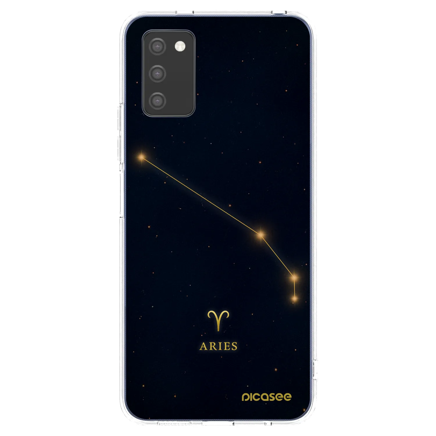 Picasee átlátszó szilikon tok az alábbi mobiltelefonokra Samsung Galaxy A03s A037G - ARIES