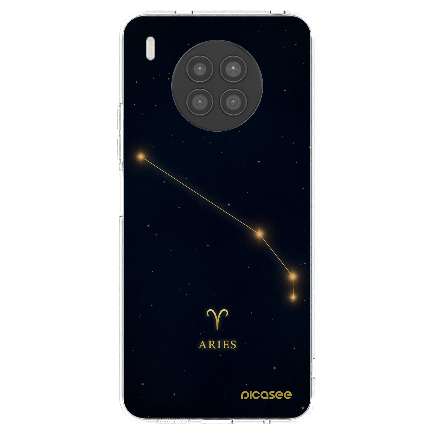 Picasee átlátszó szilikon tok az alábbi mobiltelefonokra Huawei Nova 8i - ARIES