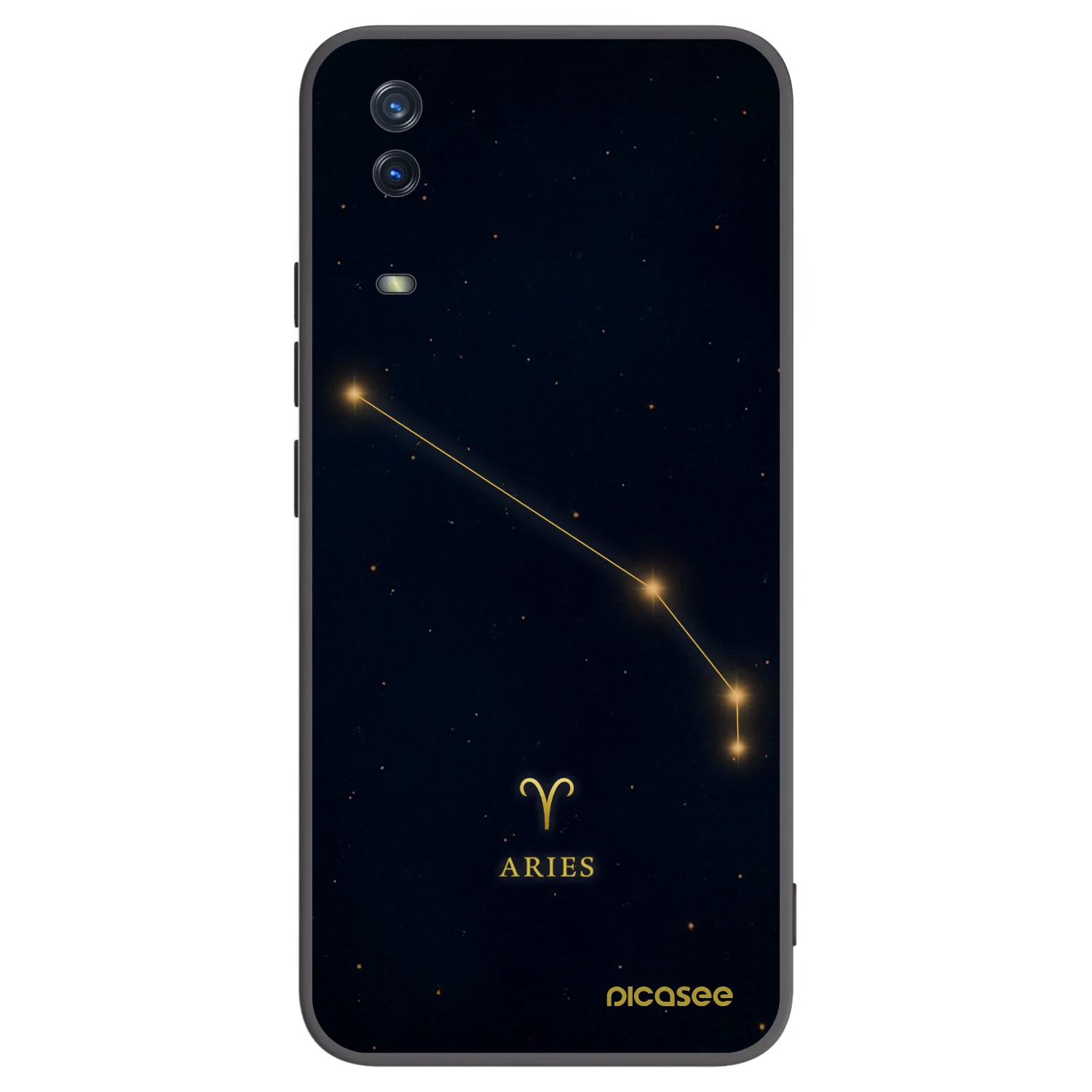 Picasee fekete szilikon tok az alábbi mobiltelefonokra Vivo Y11s - ARIES