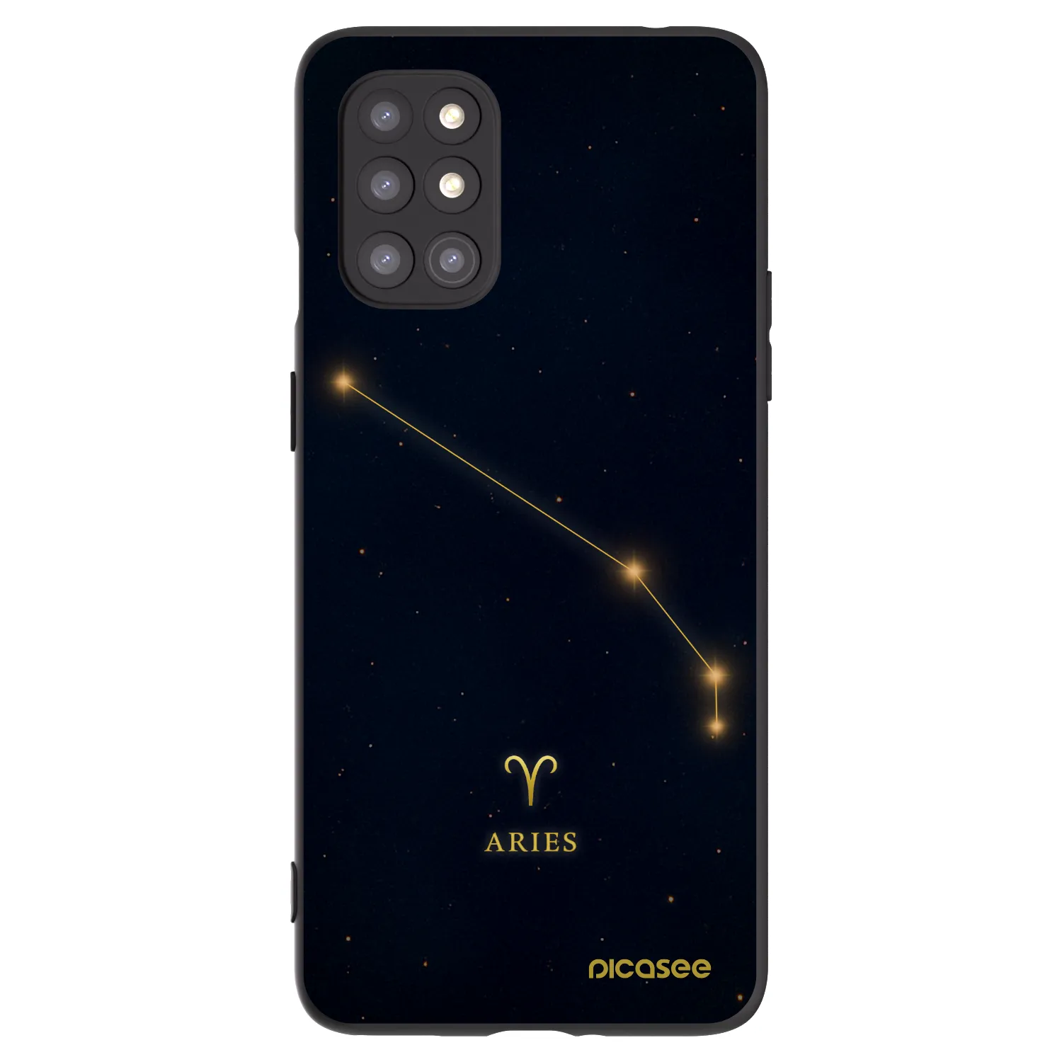 Picasee fekete szilikon tok az alábbi mobiltelefonokra OnePlus 8T - ARIES