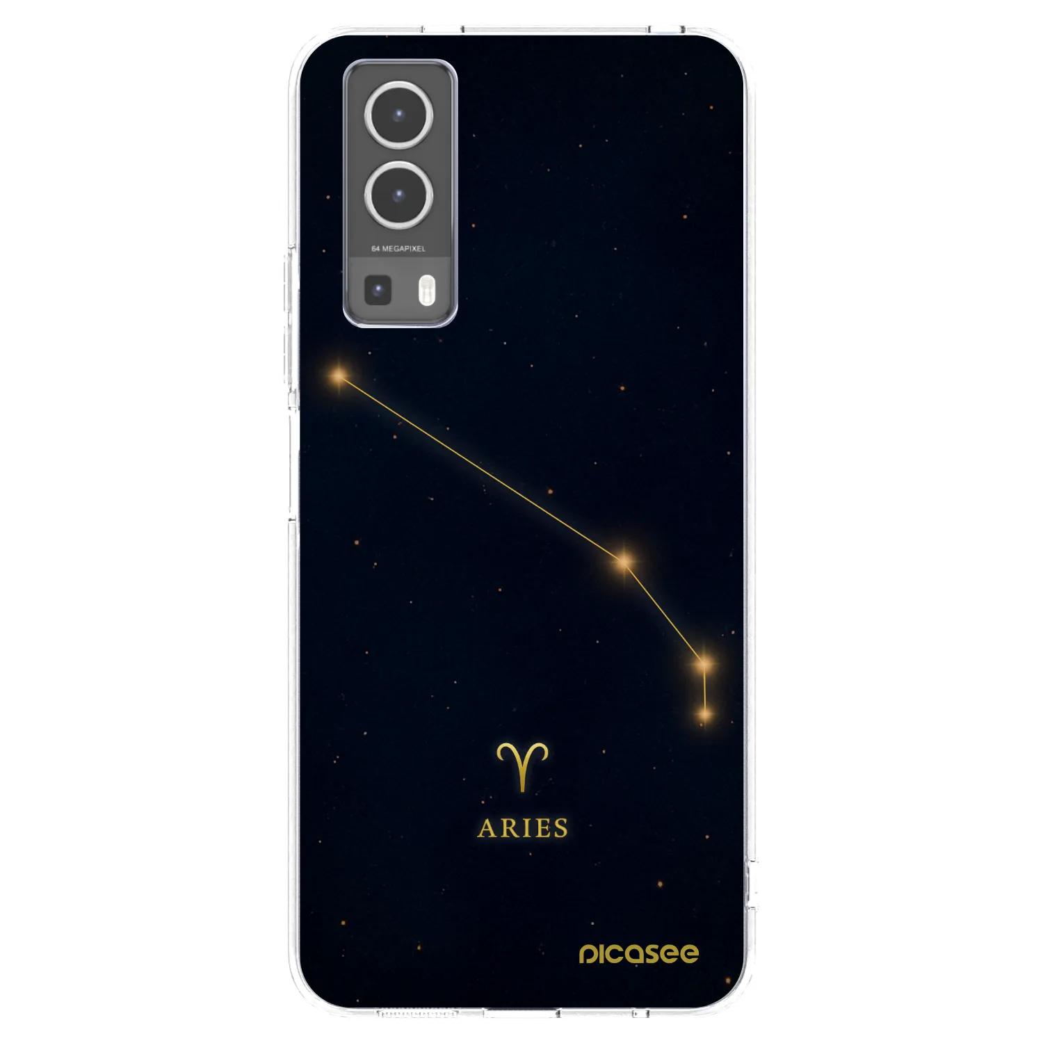 Picasee átlátszó szilikon tok az alábbi mobiltelefonokra Vivo Y72 5G - ARIES