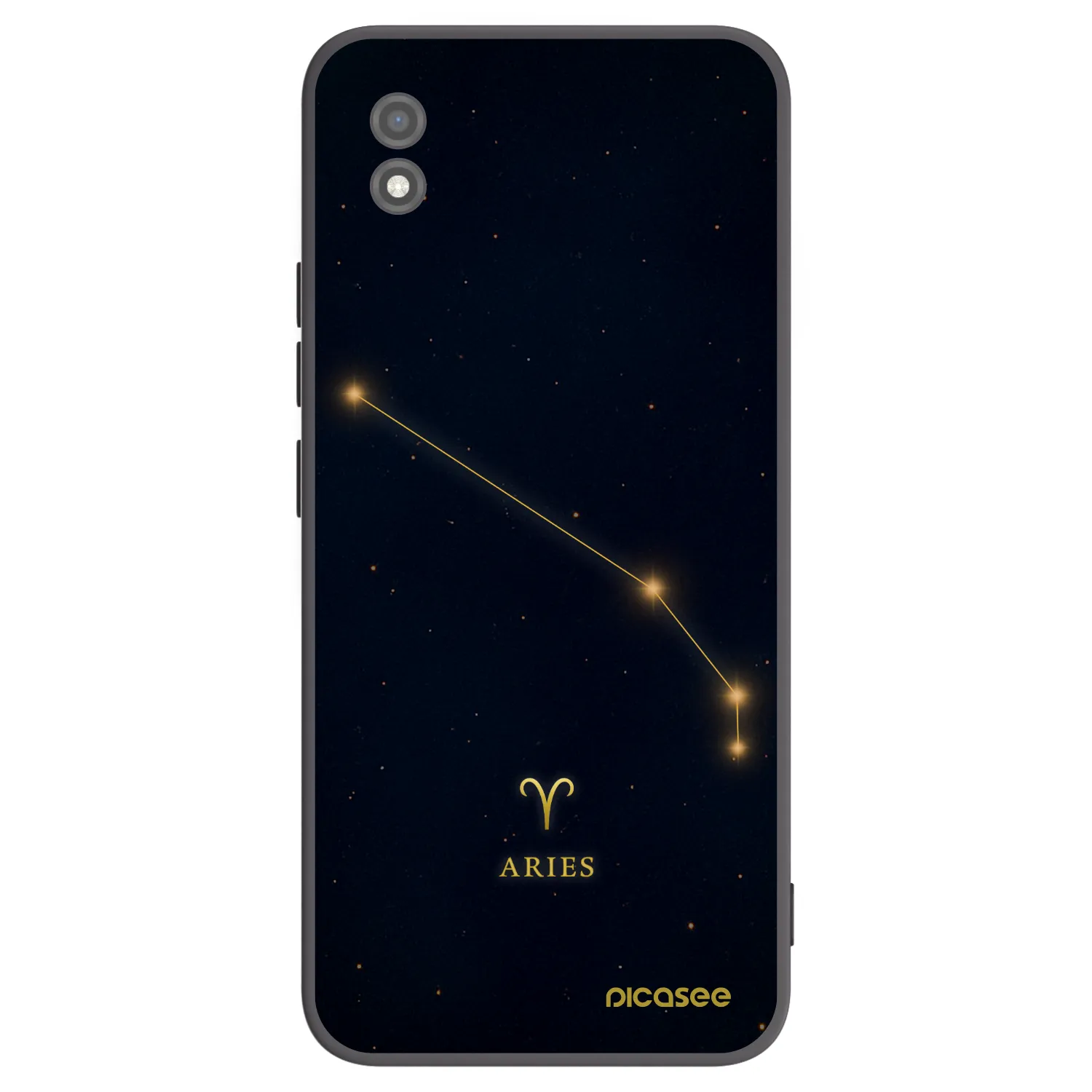 Picasee fekete szilikon tok az alábbi mobiltelefonokra Realme C11 (2021) - ARIES