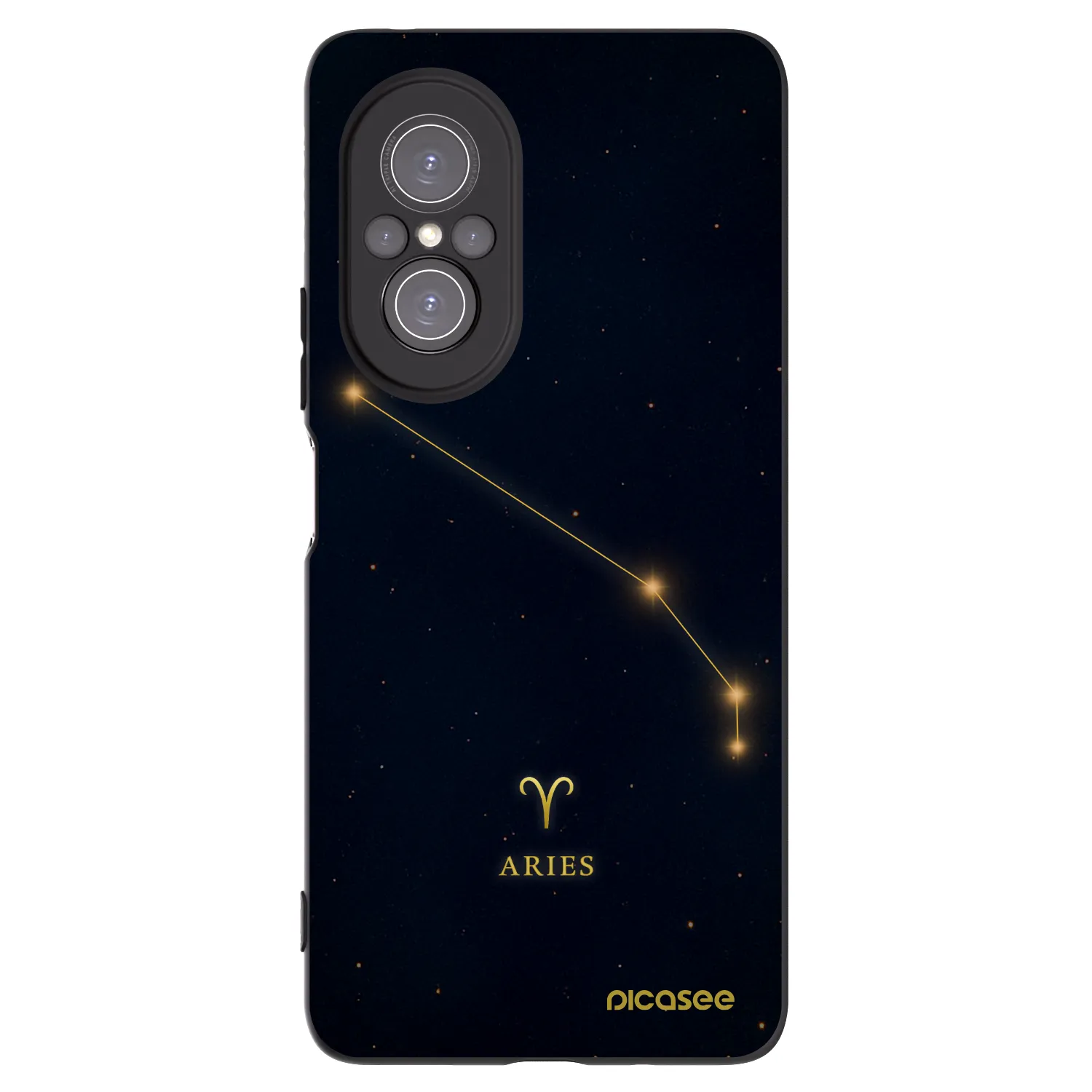 Picasee fekete szilikon tok az alábbi mobiltelefonokra Huawei Nova 9 SE - ARIES