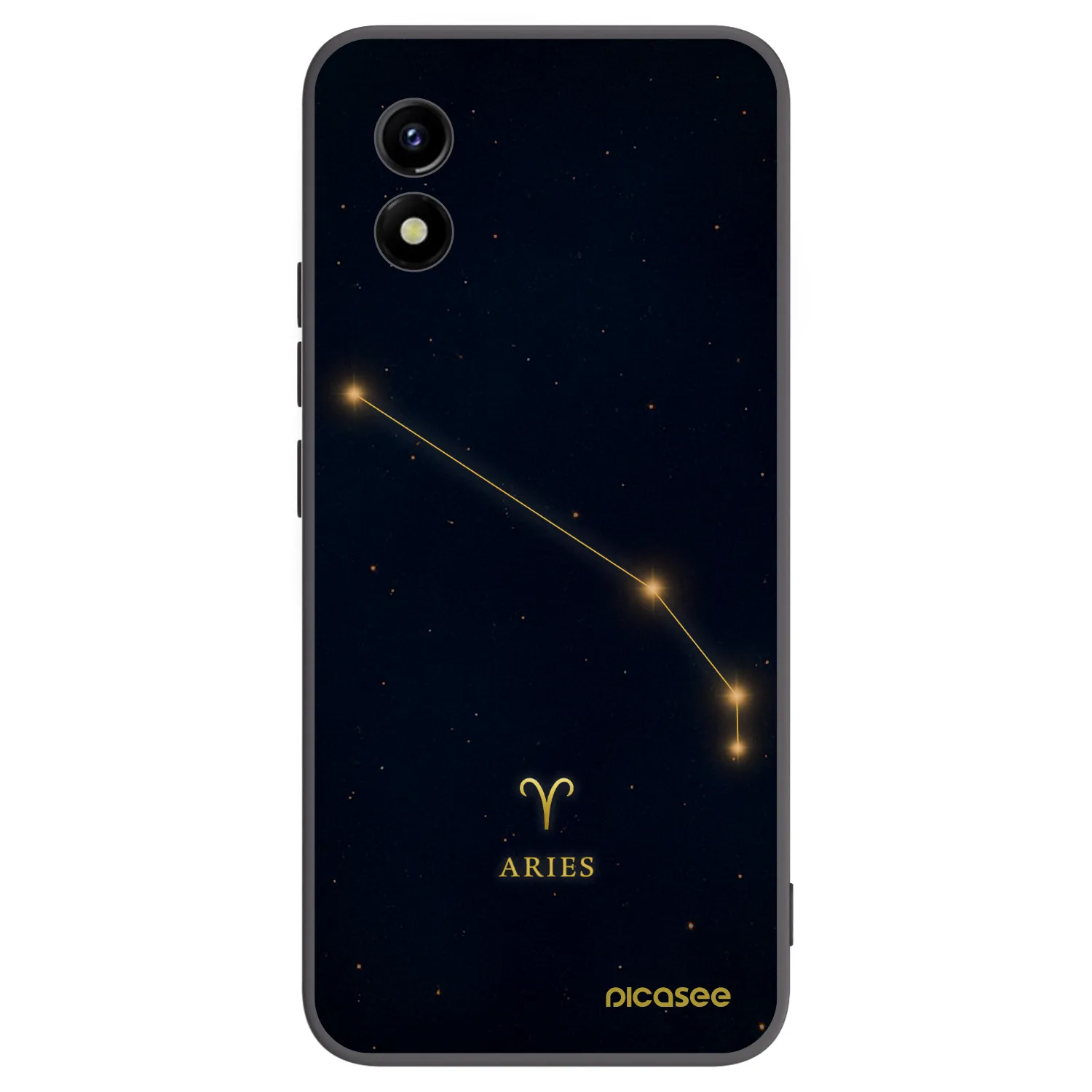 Picasee fekete szilikon tok az alábbi mobiltelefonokra Vivo Y01 - ARIES