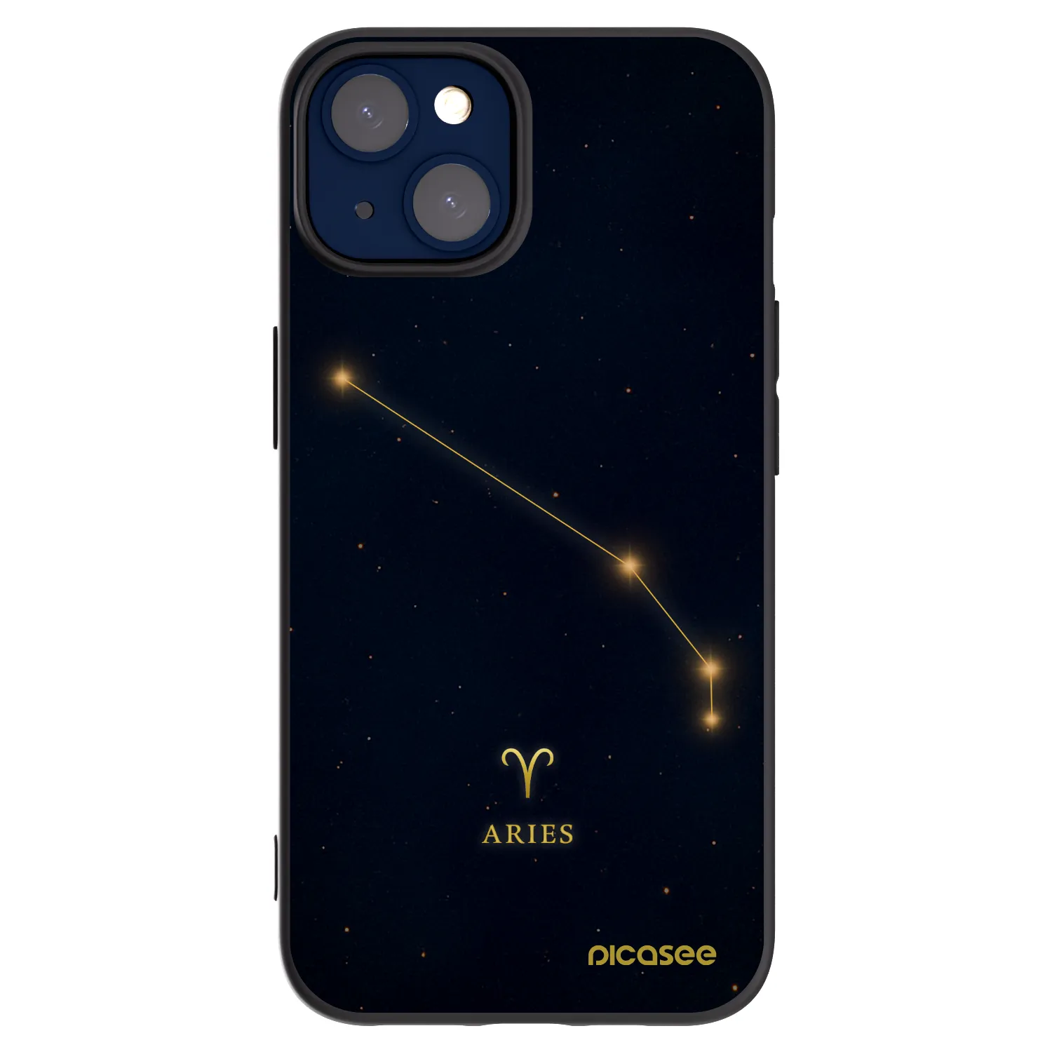 Picasee fekete szilikon tok az alábbi mobiltelefonokra Apple iPhone 14 - ARIES