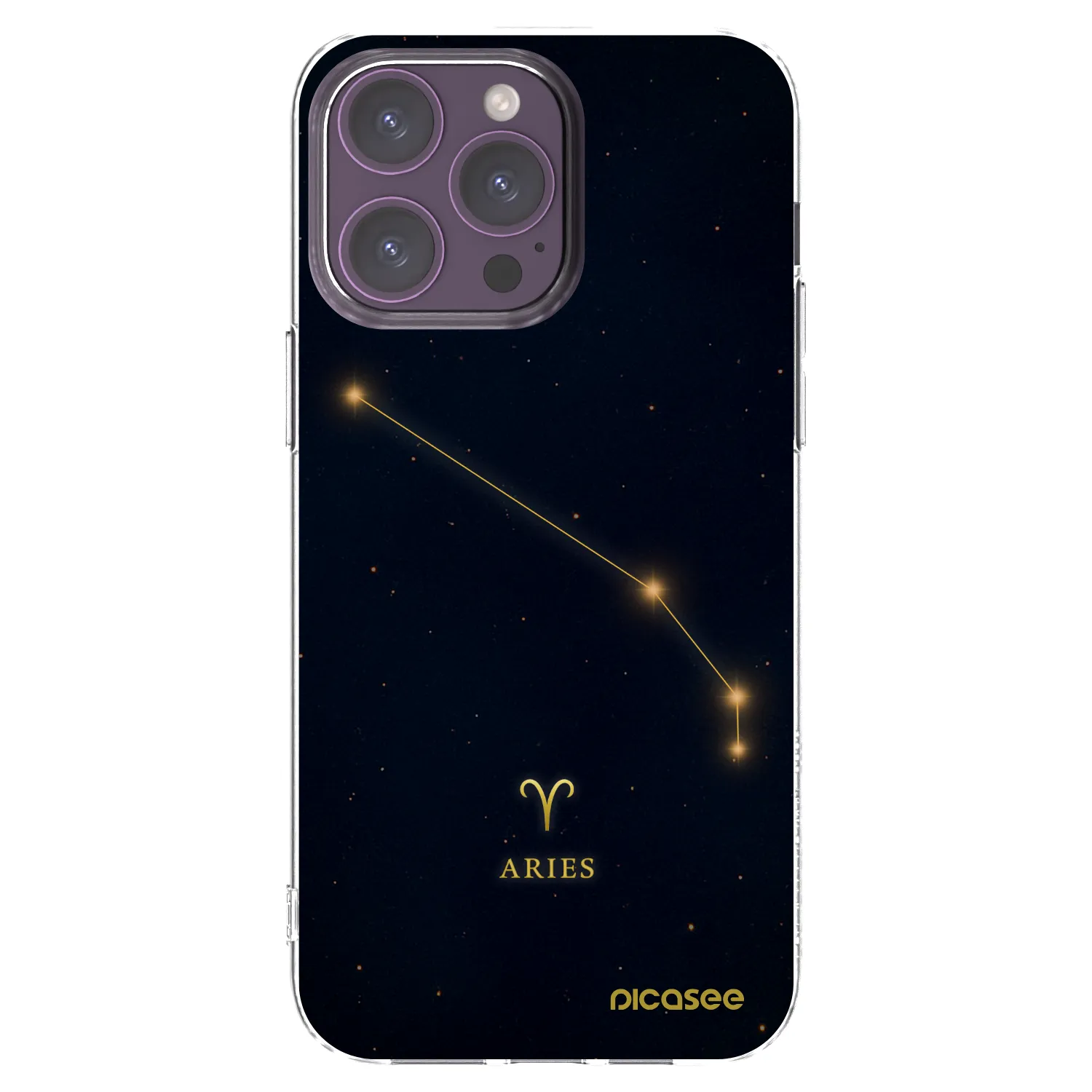 Picasee átlátszó szilikon tok az alábbi mobiltelefonokra Apple iPhone 14 Pro Max - ARIES