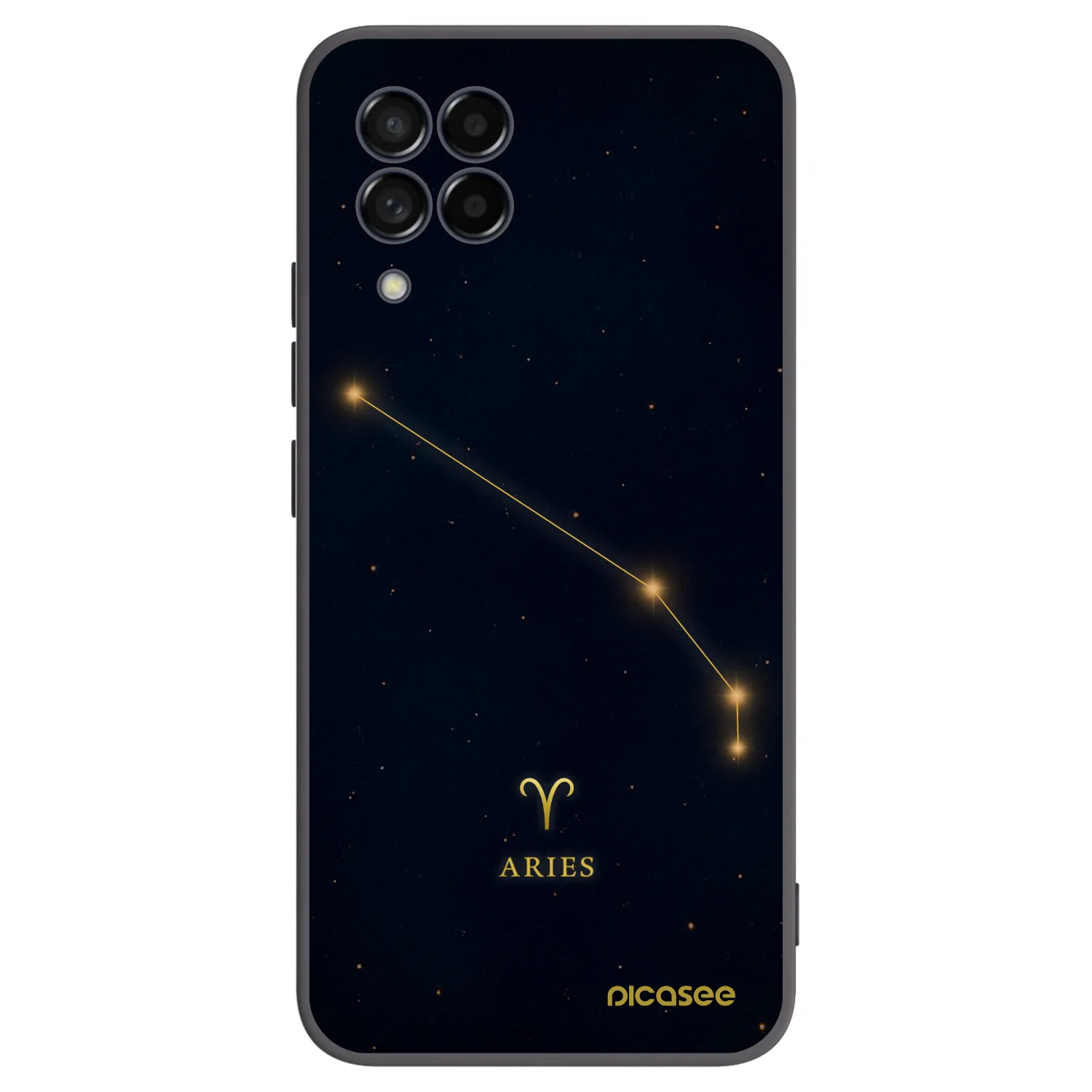 Picasee fekete szilikon tok az alábbi mobiltelefonokra Samsung Galaxy M53 5G - ARIES