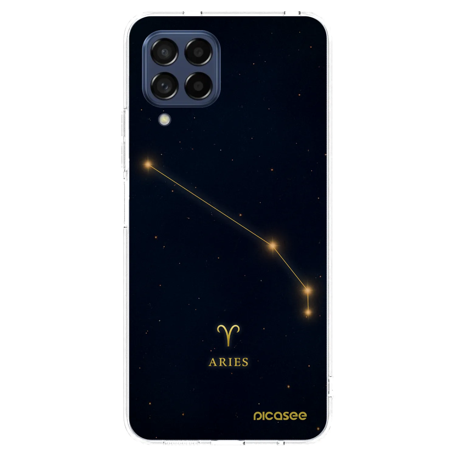 Picasee átlátszó szilikon tok az alábbi mobiltelefonokra Samsung Galaxy M53 5G - ARIES