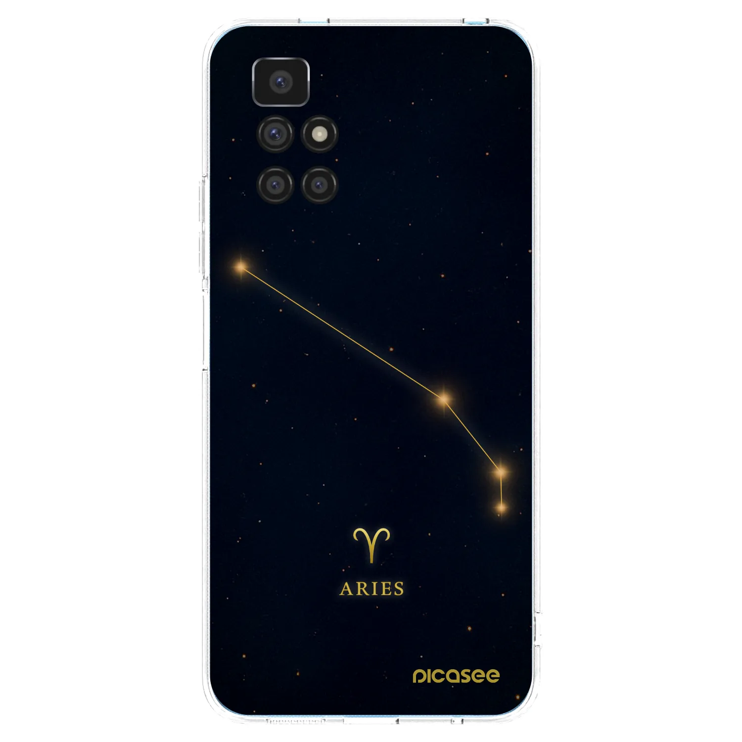 Picasee átlátszó szilikon tok az alábbi mobiltelefonokra Xiaomi Redmi 10 (2022) - ARIES