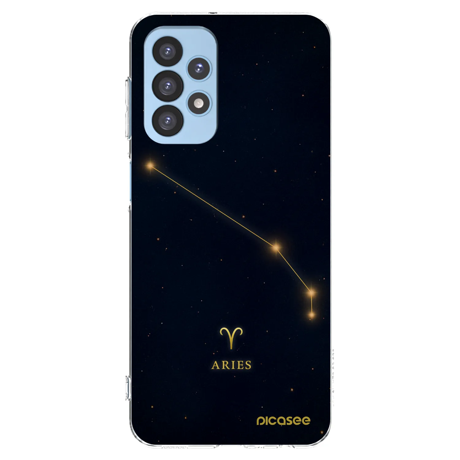 Picasee átlátszó szilikon tok az alábbi mobiltelefonokra Samsung Galaxy A23 A235F 4G - ARIES