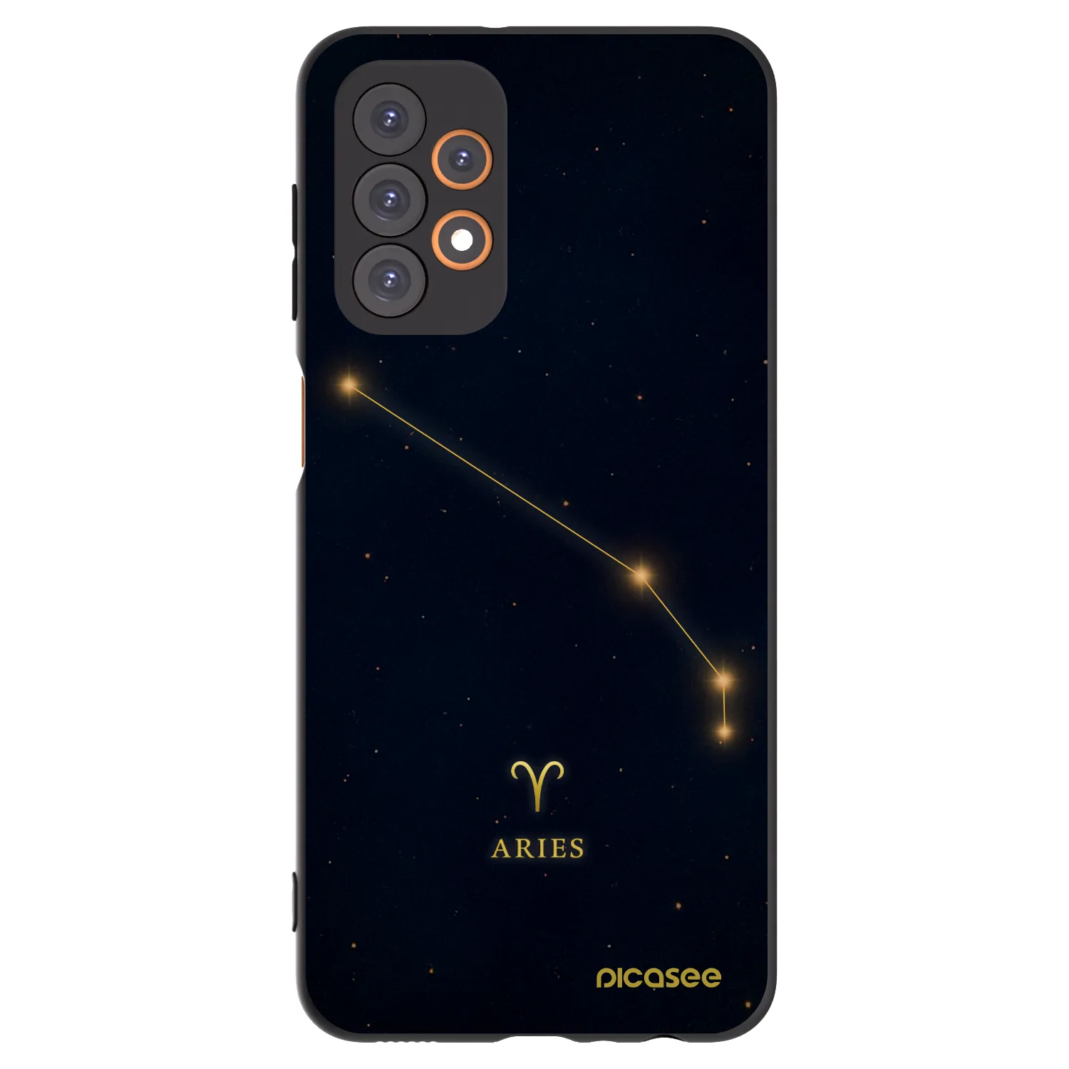 Picasee fekete szilikon tok az alábbi mobiltelefonokra Samsung Galaxy A23 A236B 5G - ARIES