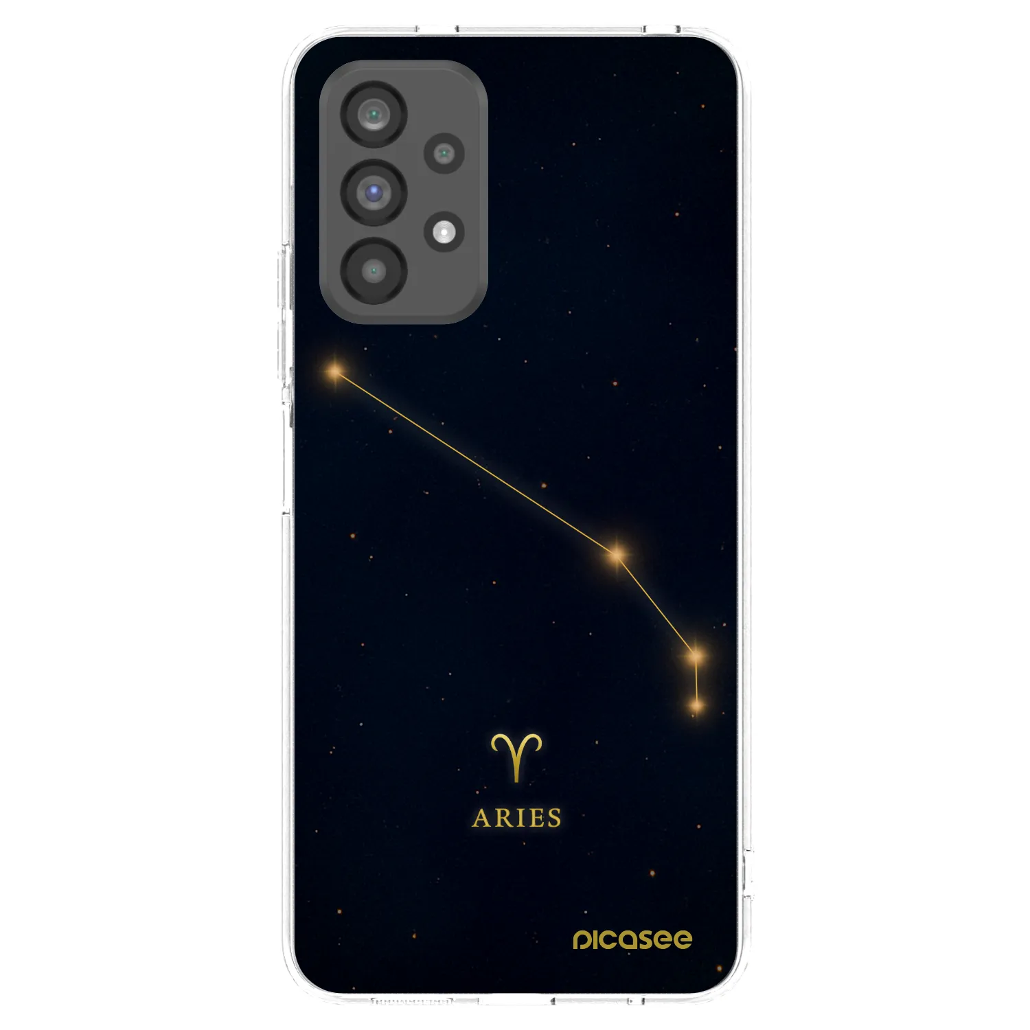 Picasee átlátszó szilikon tok az alábbi mobiltelefonokra Samsung Galaxy A73 5G - ARIES