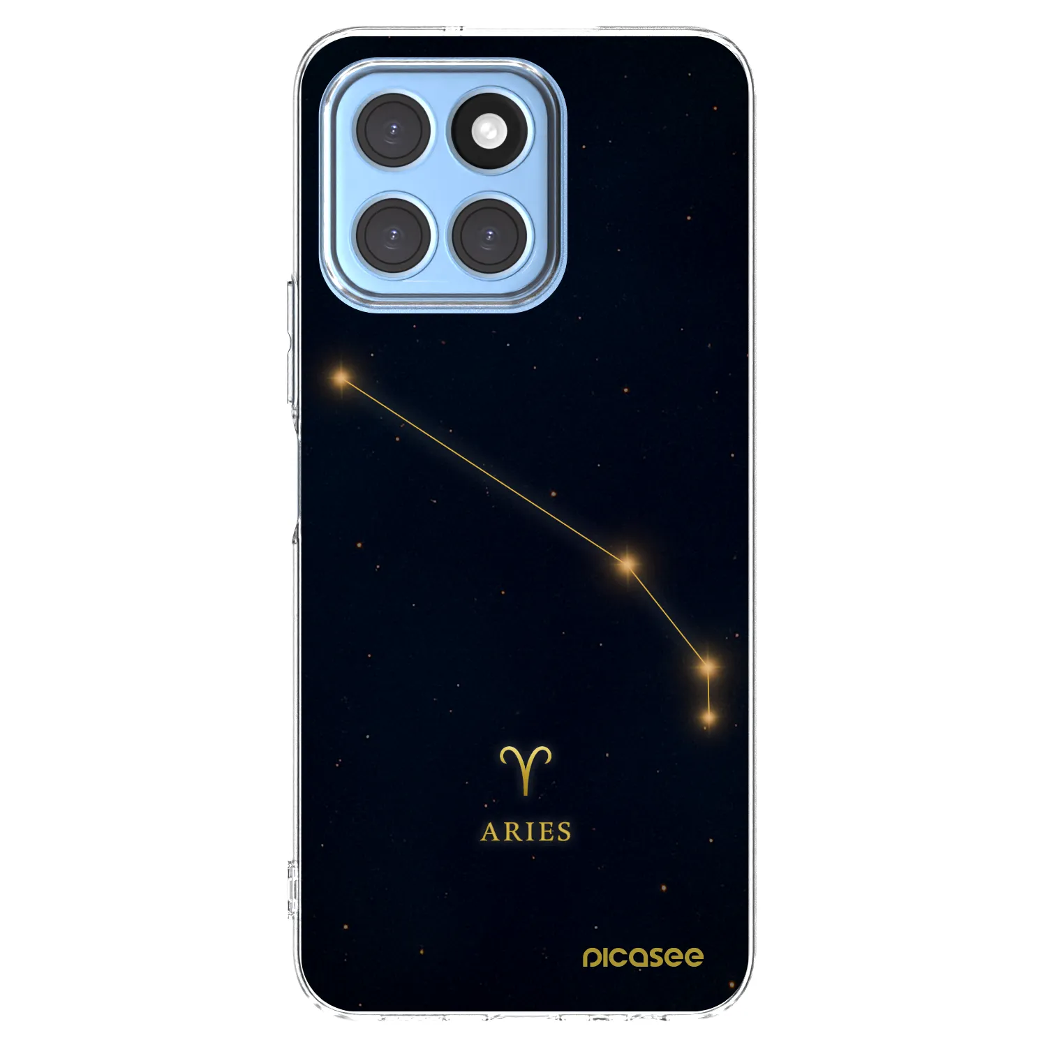 Picasee átlátszó szilikon tok az alábbi mobiltelefonokra Honor X8 5G - ARIES