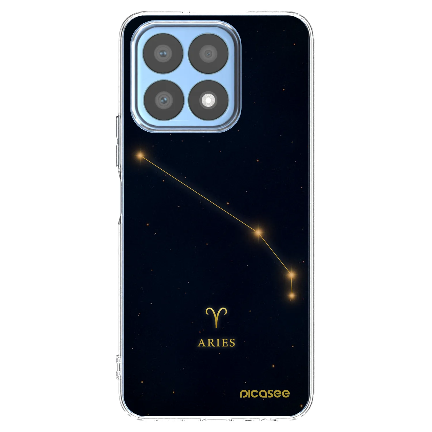 Picasee átlátszó szilikon tok az alábbi mobiltelefonokra Honor X8a - ARIES