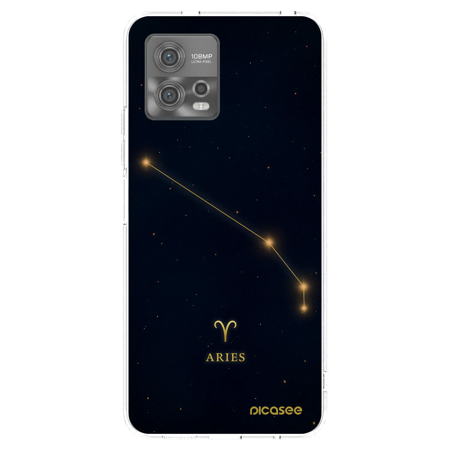 Picasee átlátszó szilikon tok az alábbi mobiltelefonokra Motorola Moto G72 - ARIES
