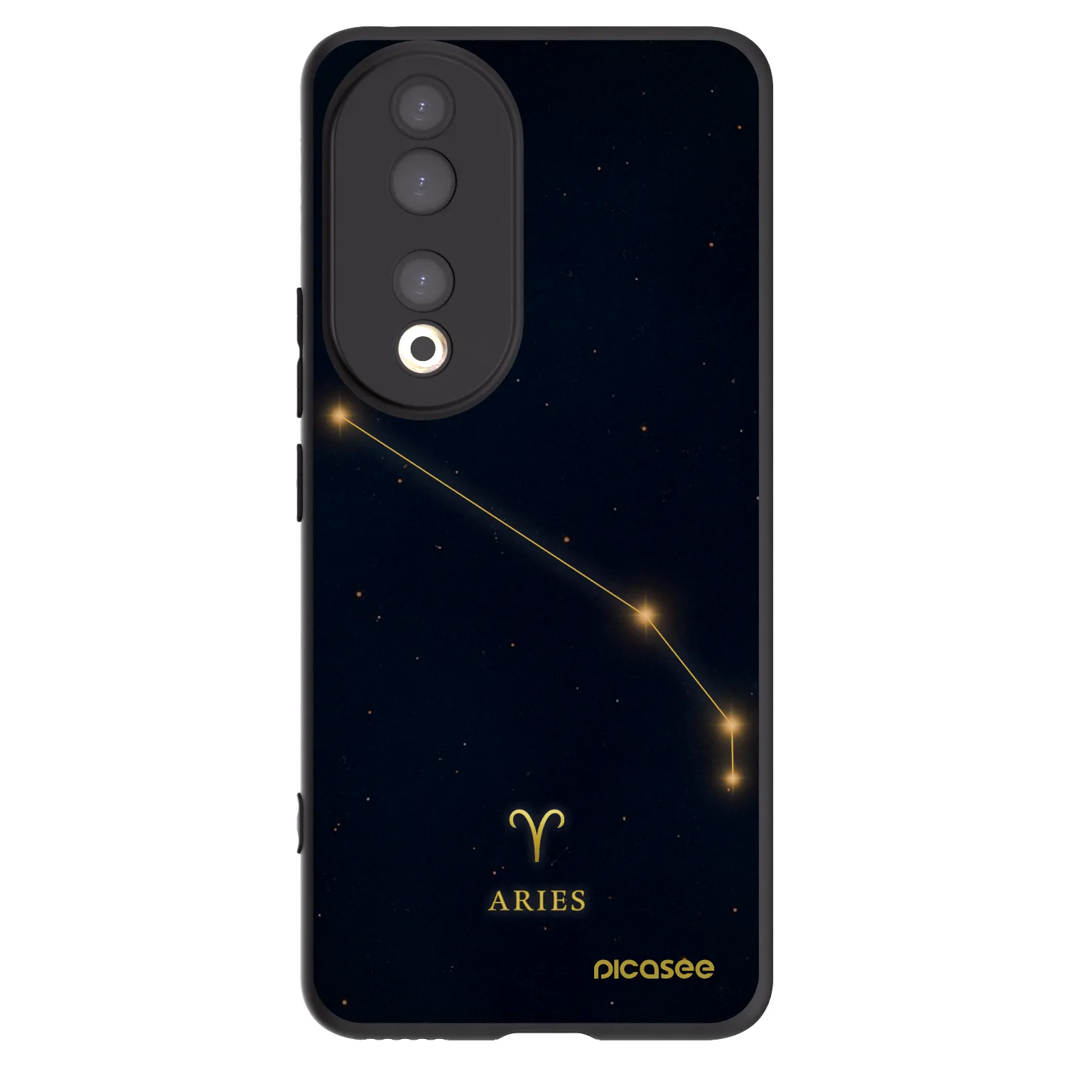 Picasee fekete szilikon tok az alábbi mobiltelefonokra Honor 90 5G - ARIES