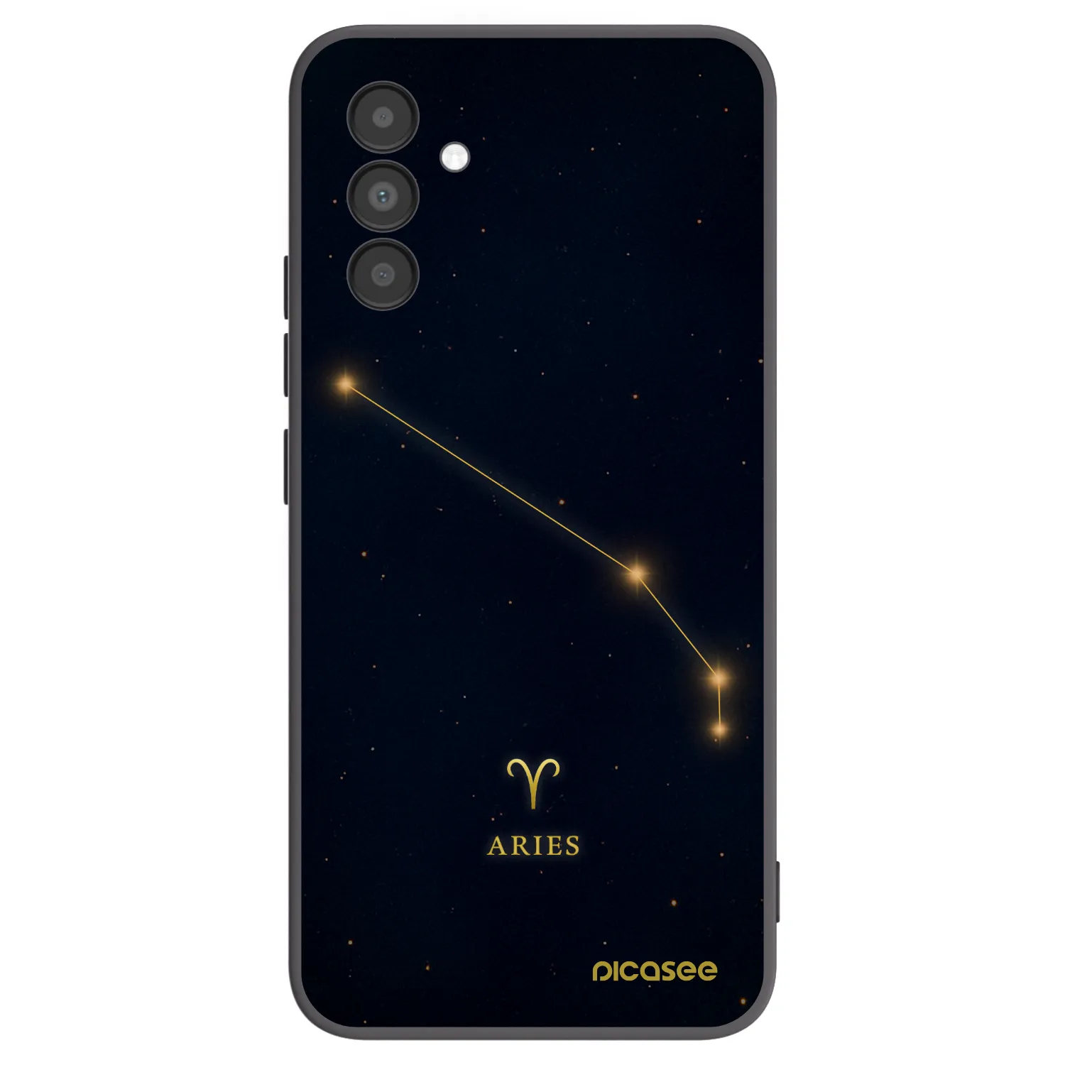 Picasee fekete szilikon tok az alábbi mobiltelefonokra Samsung Galaxy A04s A047F - ARIES