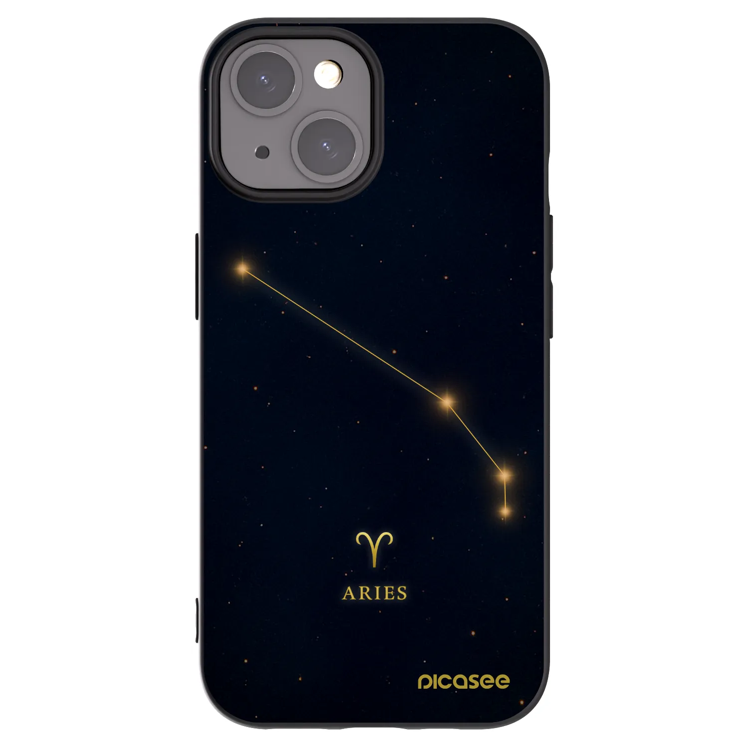 Picasee fekete szilikon tok az alábbi mobiltelefonokra Apple iPhone 15 - ARIES