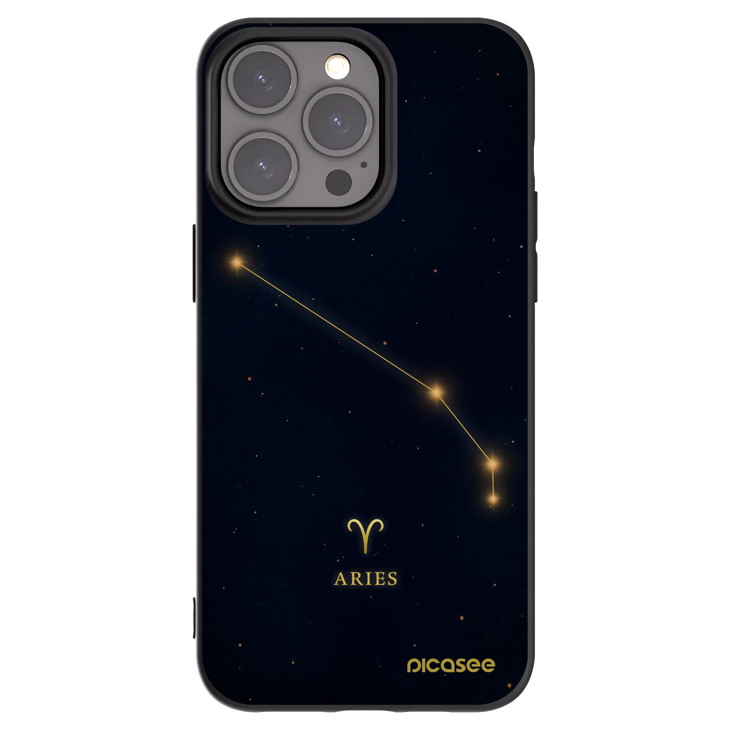 Picasee fekete szilikon tok az alábbi mobiltelefonokra Apple iPhone 15 Pro Max - ARIES