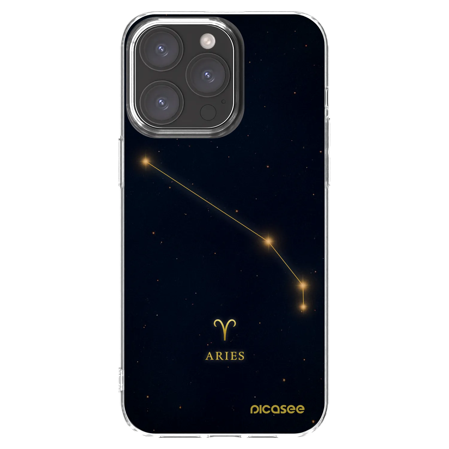Picasee átlátszó szilikon tok az alábbi mobiltelefonokra Apple iPhone 15 Pro Max - ARIES