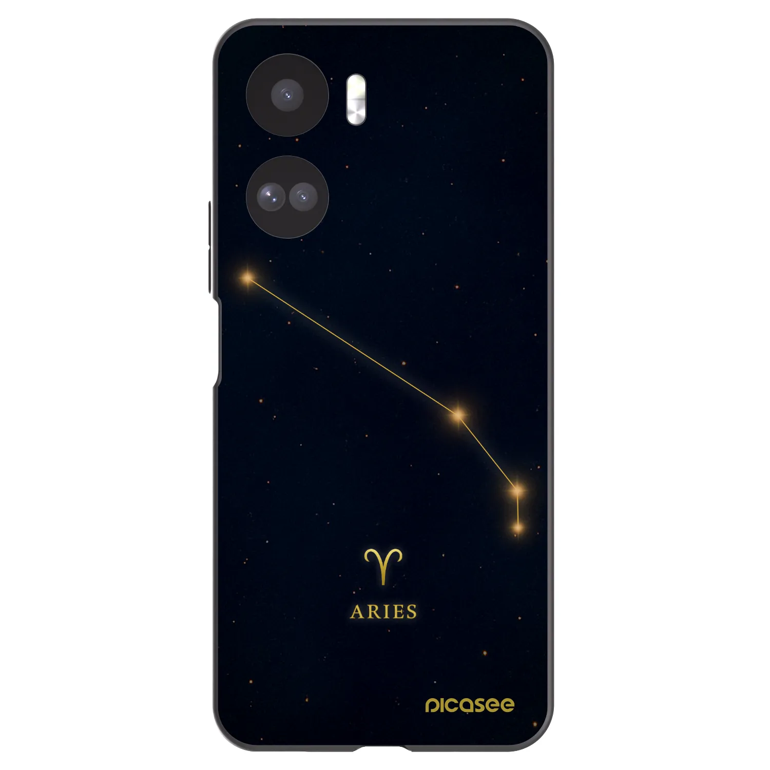 Picasee fekete szilikon tok az alábbi mobiltelefonokra Honor 90 Lite 5G - ARIES