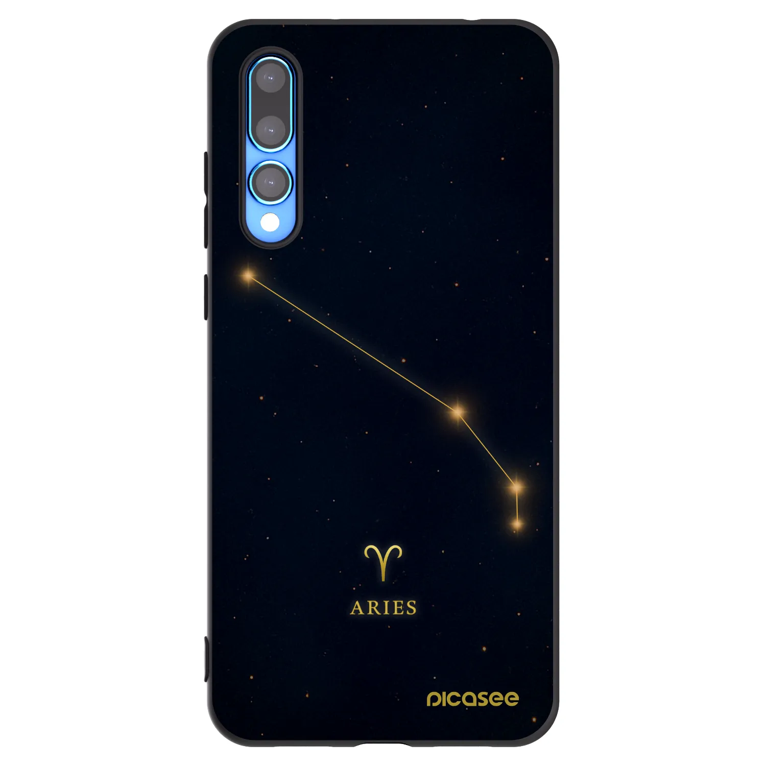 Picasee fekete szilikon tok az alábbi mobiltelefonokra Huawei P20 Pro - ARIES