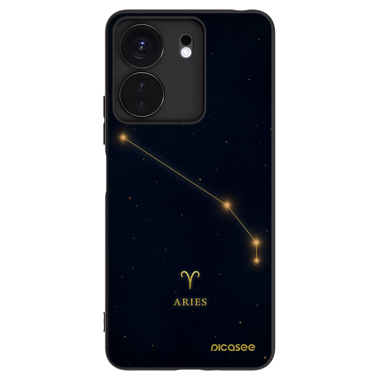 Picasee fekete szilikon tok az alábbi mobiltelefonokra Xiaomi Redmi 13C 4G - ARIES